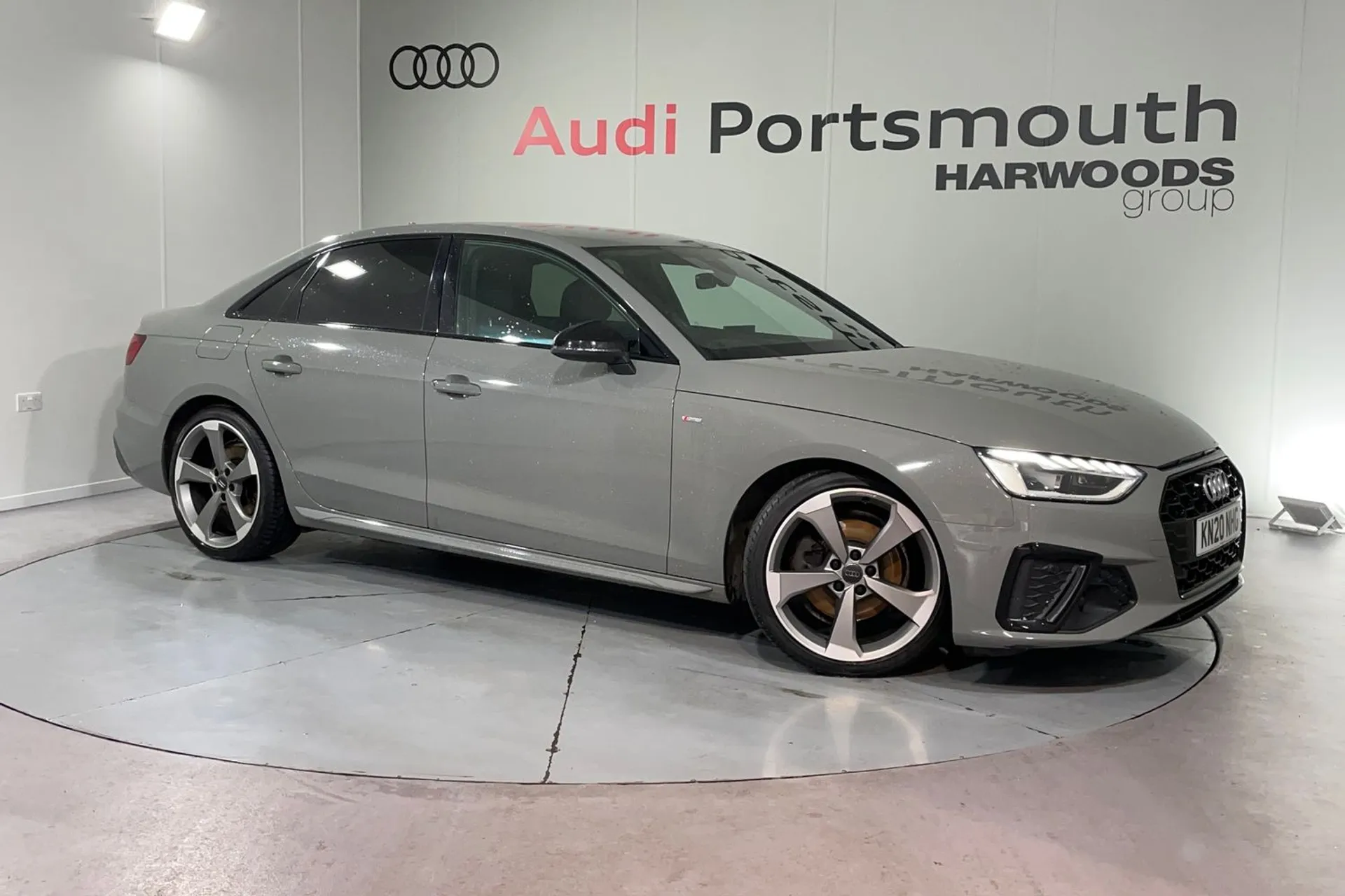 Audi A4 focused image