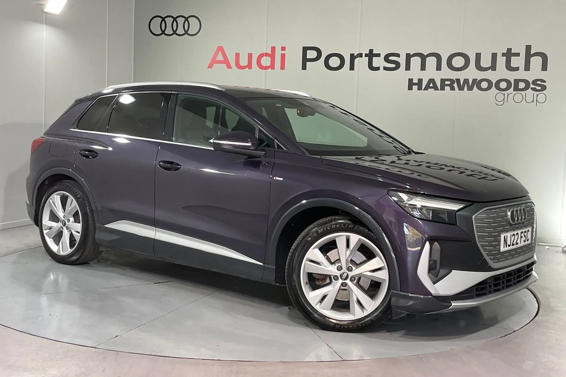 Audi Q4 focused image