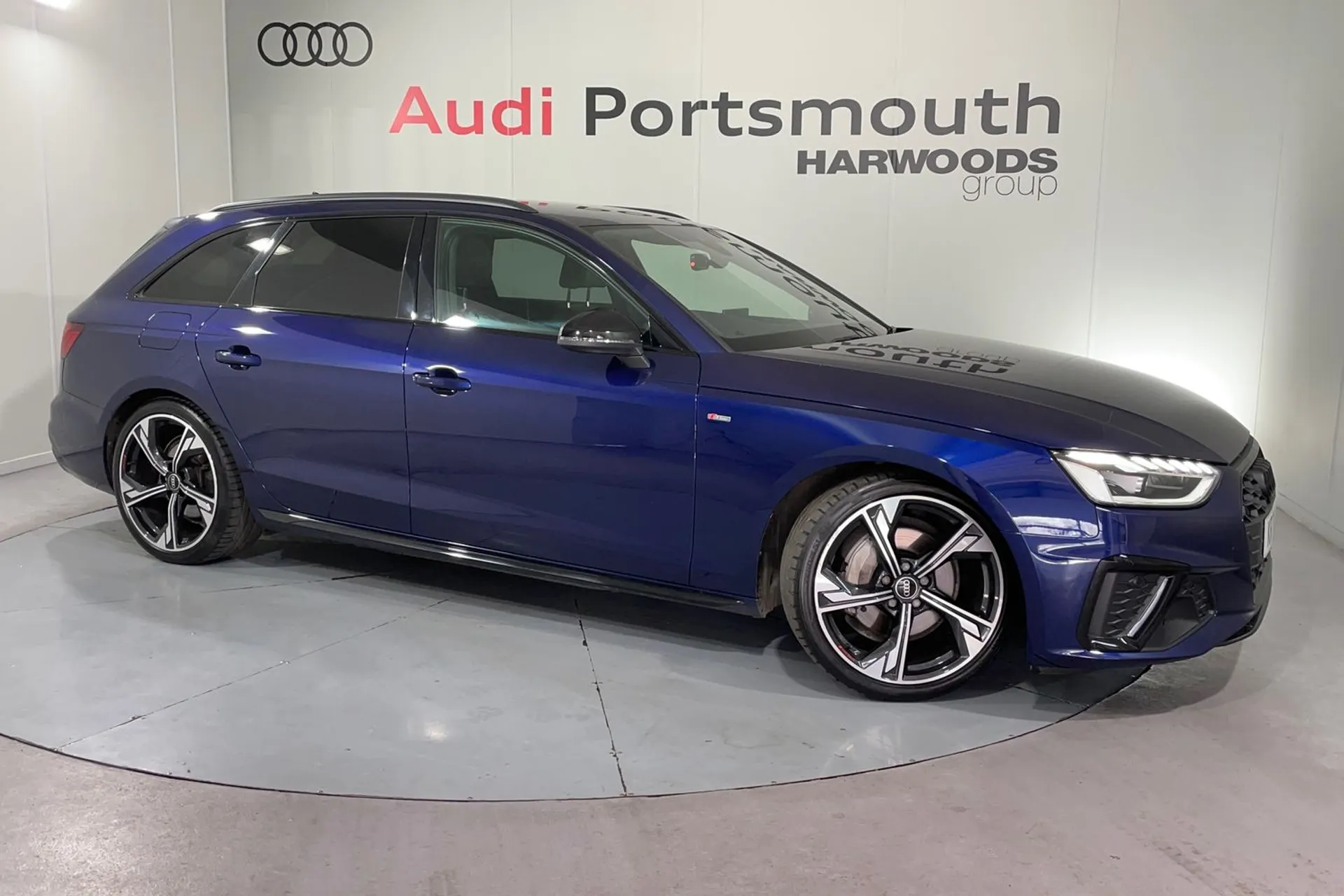 Audi A4 focused image