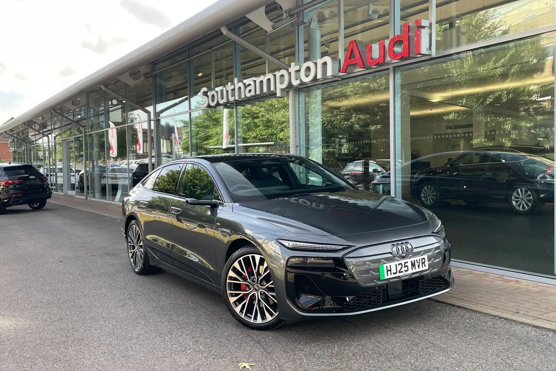 Audi A6 focused image