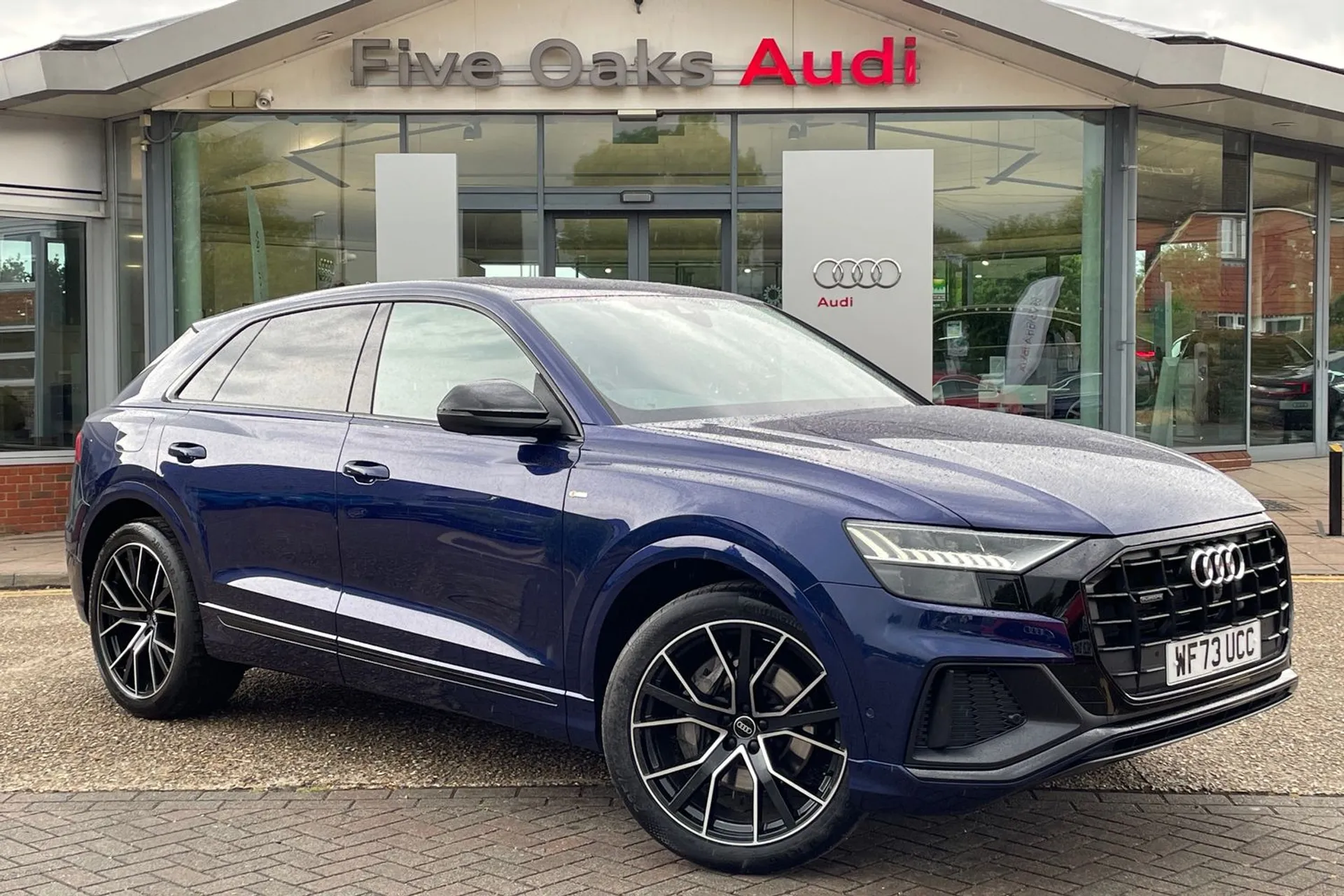 Audi Q8 focused image