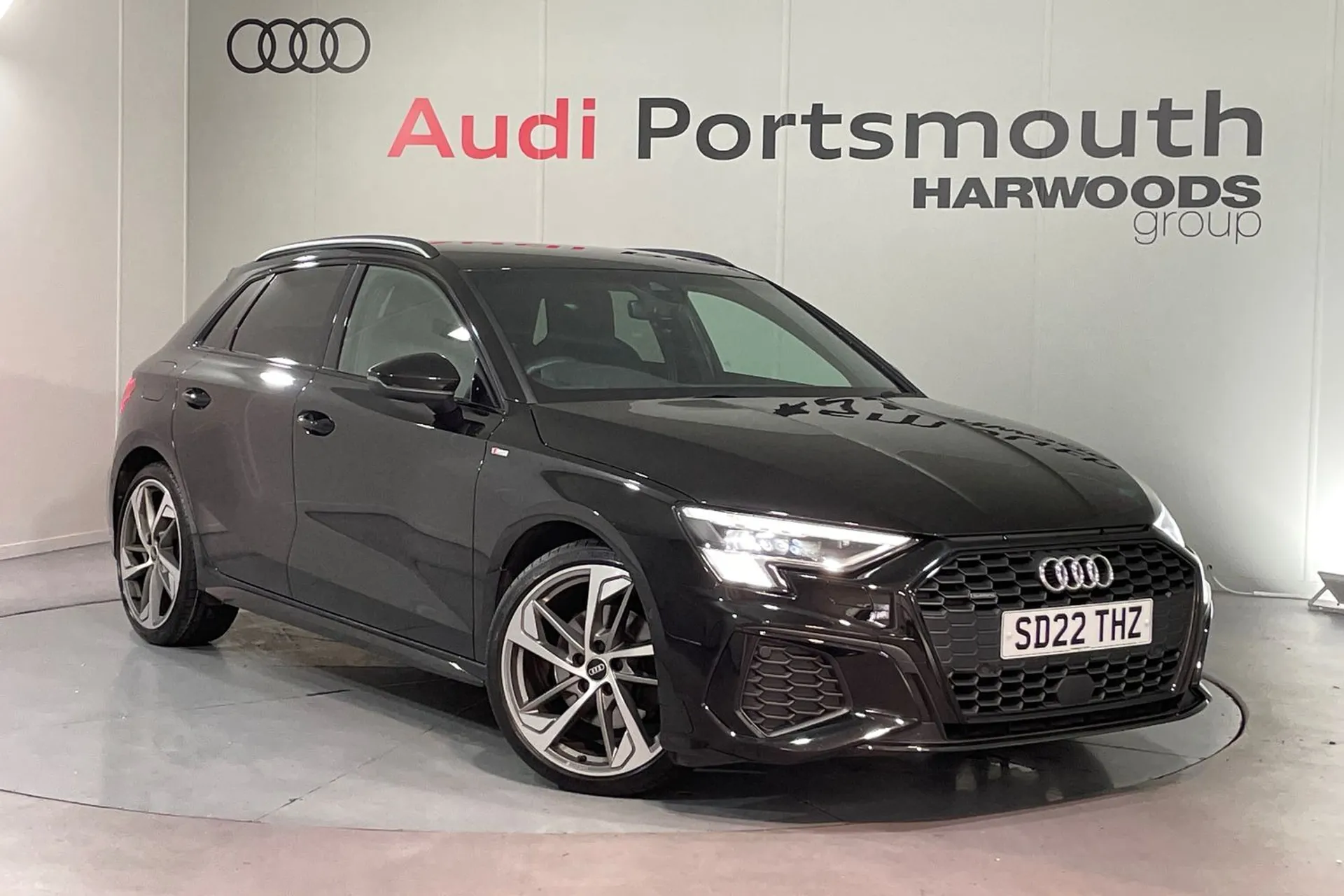 Audi A3 focused image