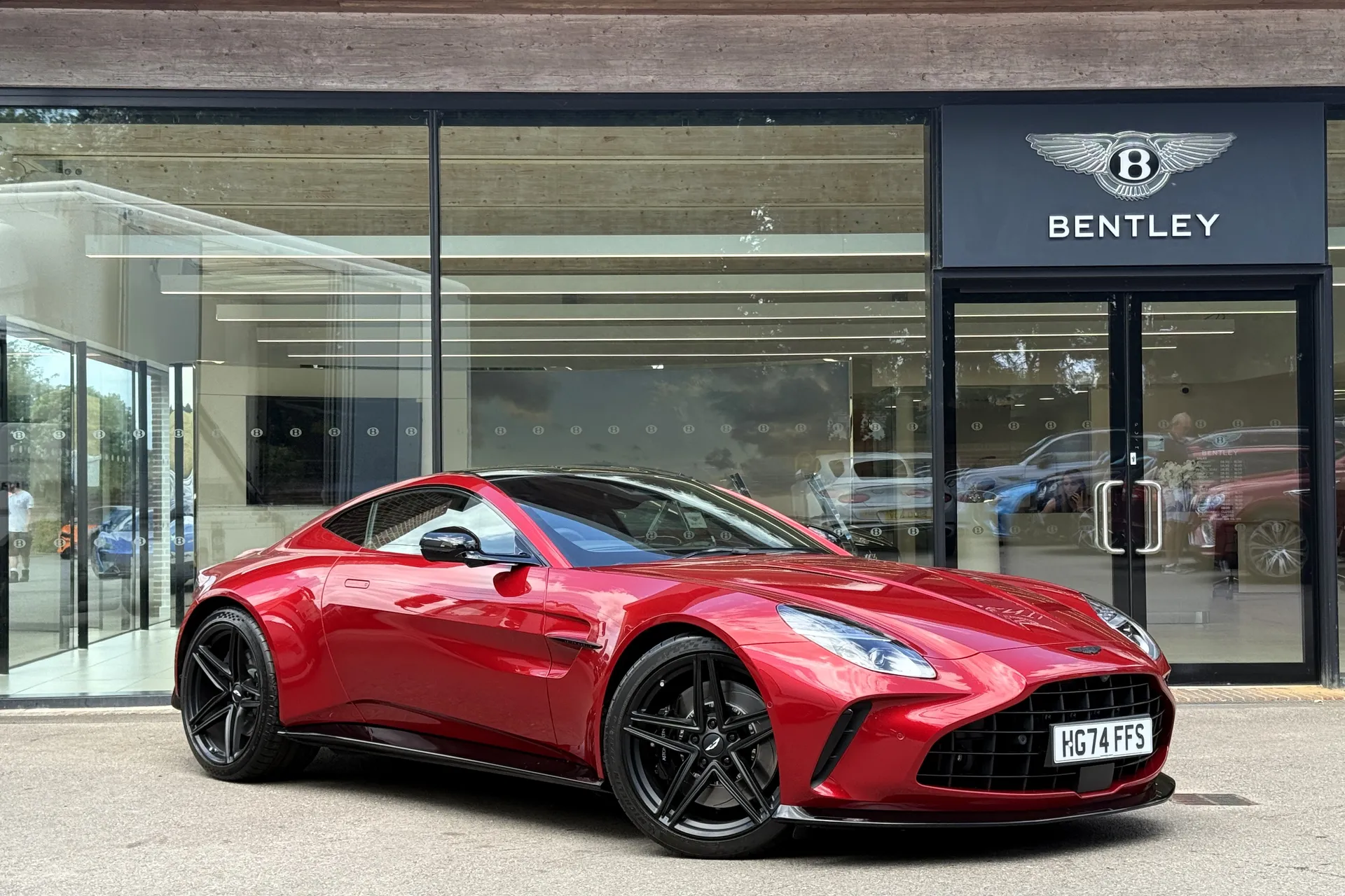 Aston Martin Vantage focused image