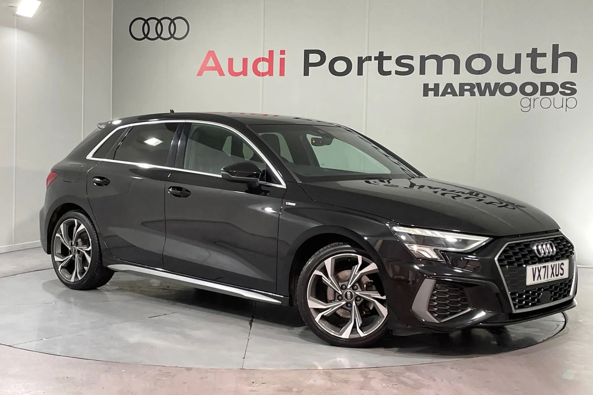 Audi A3 focused image