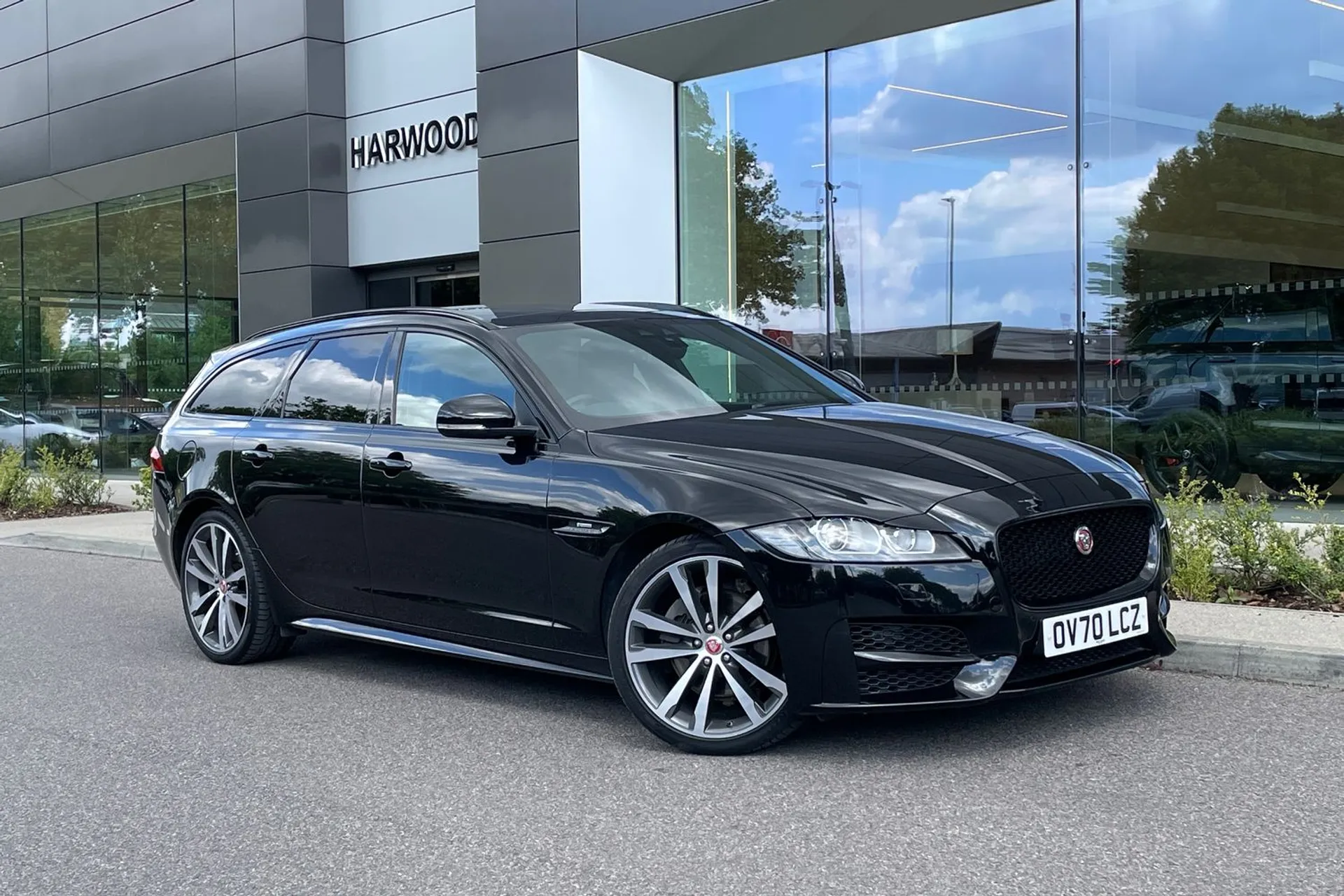 Jaguar XF focused image
