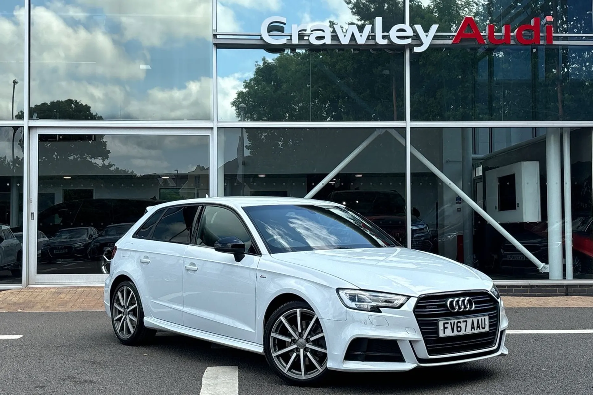 Audi A3 focused image