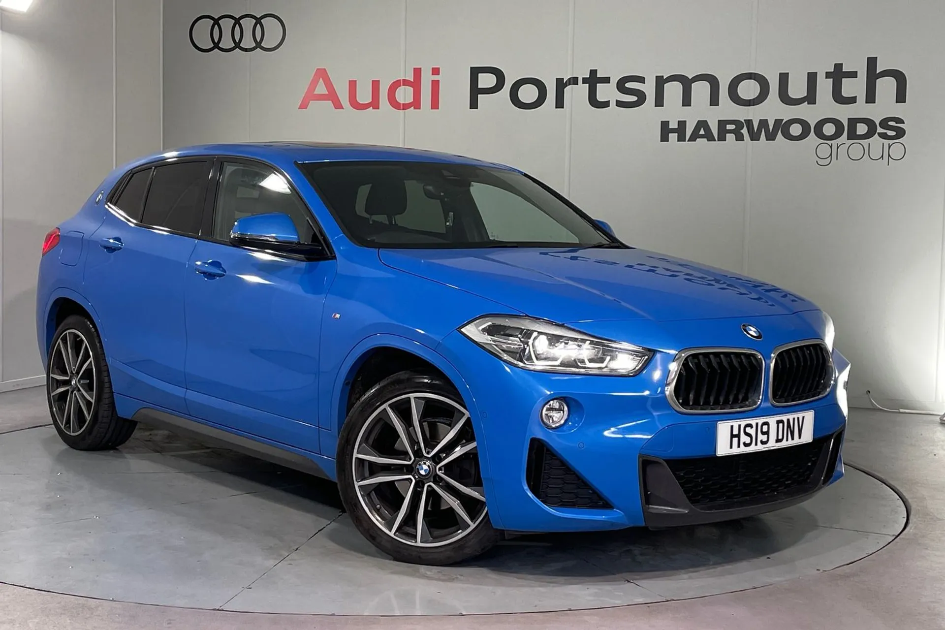 BMW X2 focused image