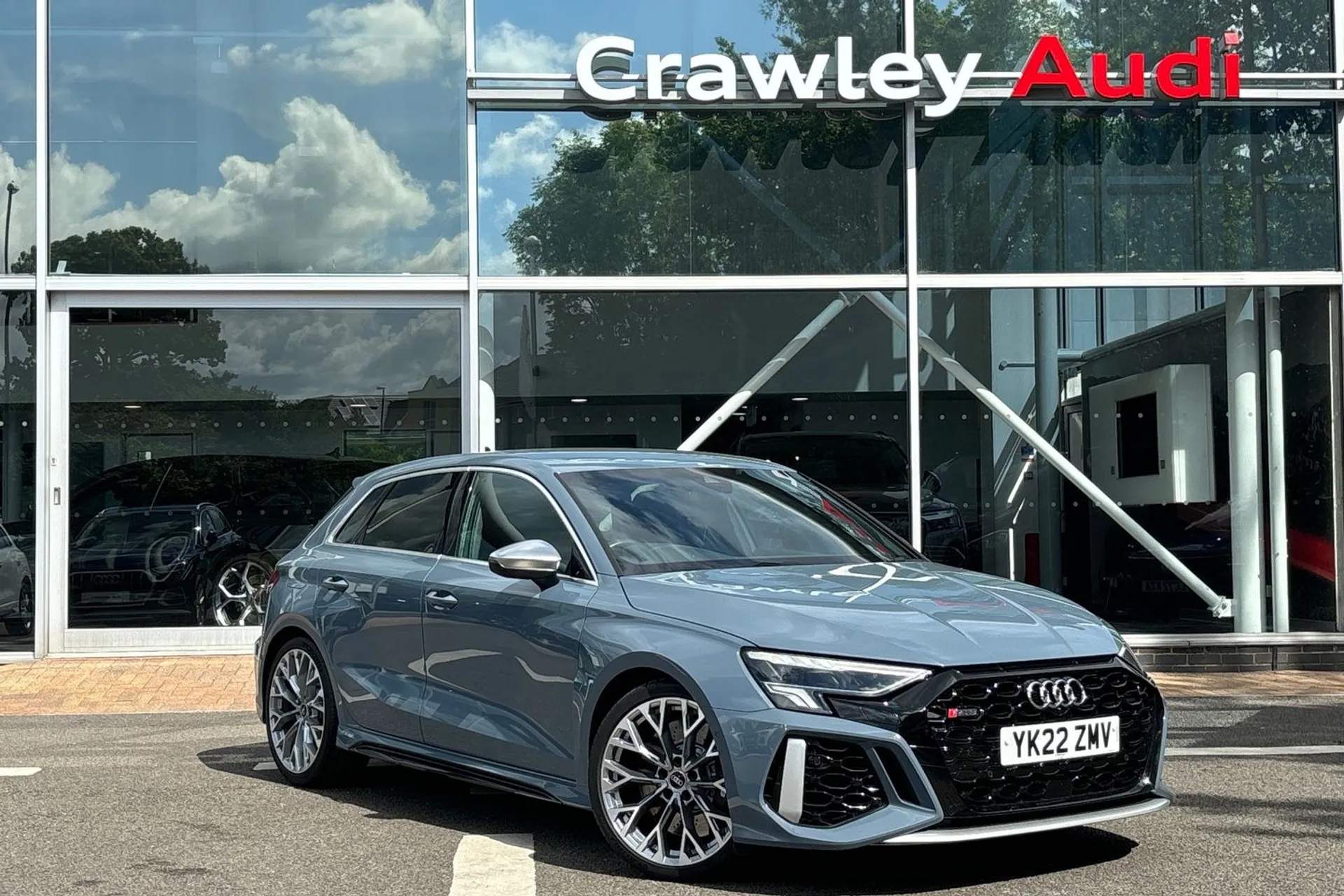 Audi RS3 focused image
