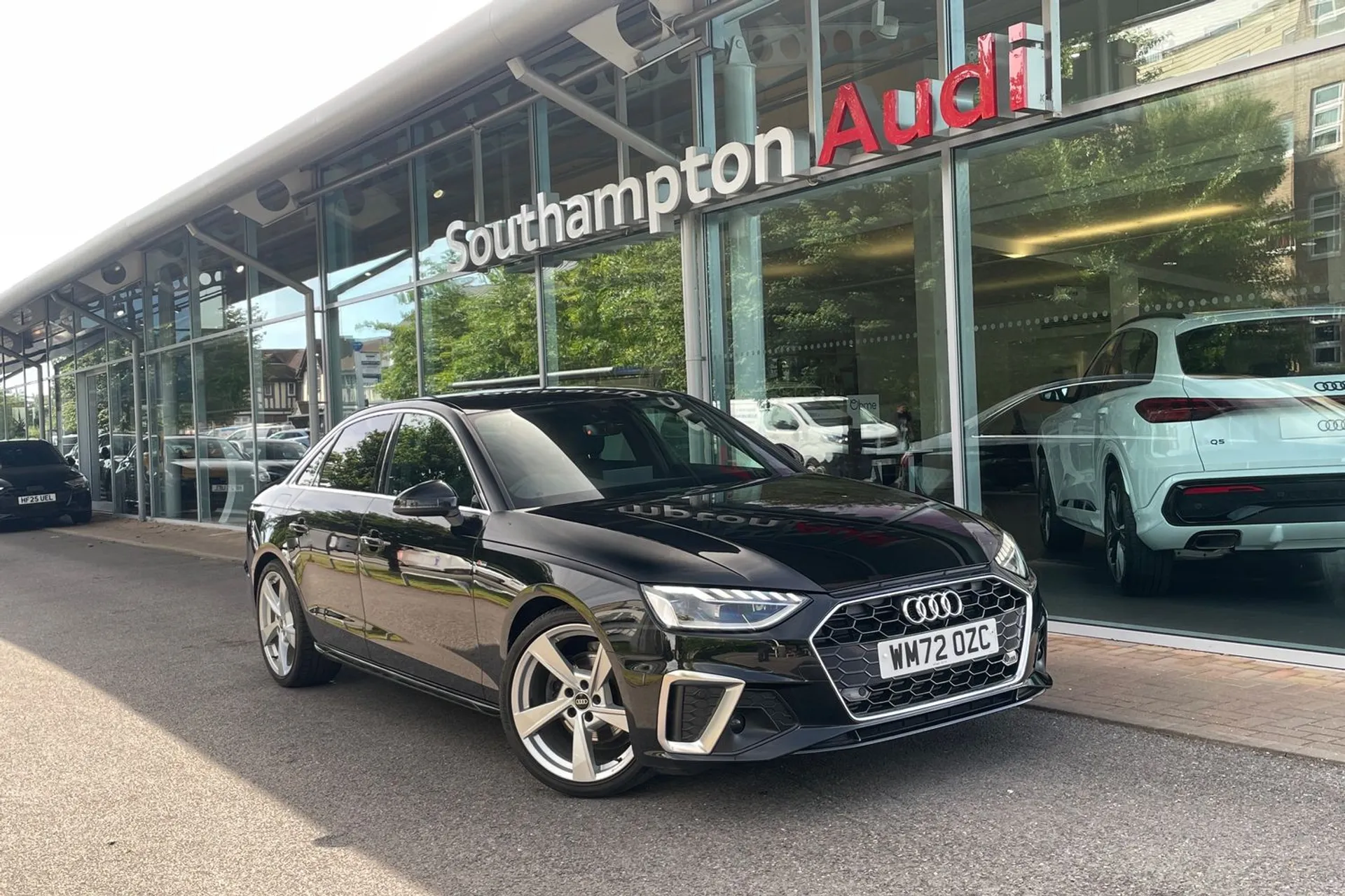 Audi A4 focused image