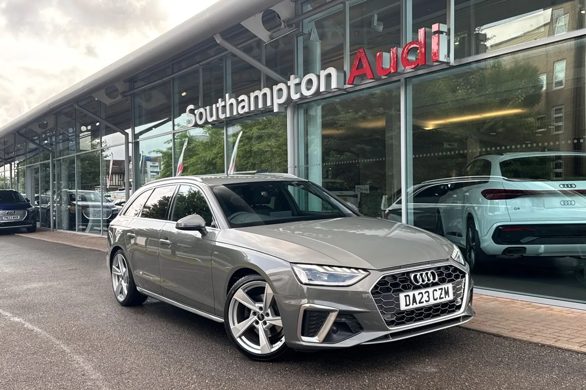Audi A4 focused image