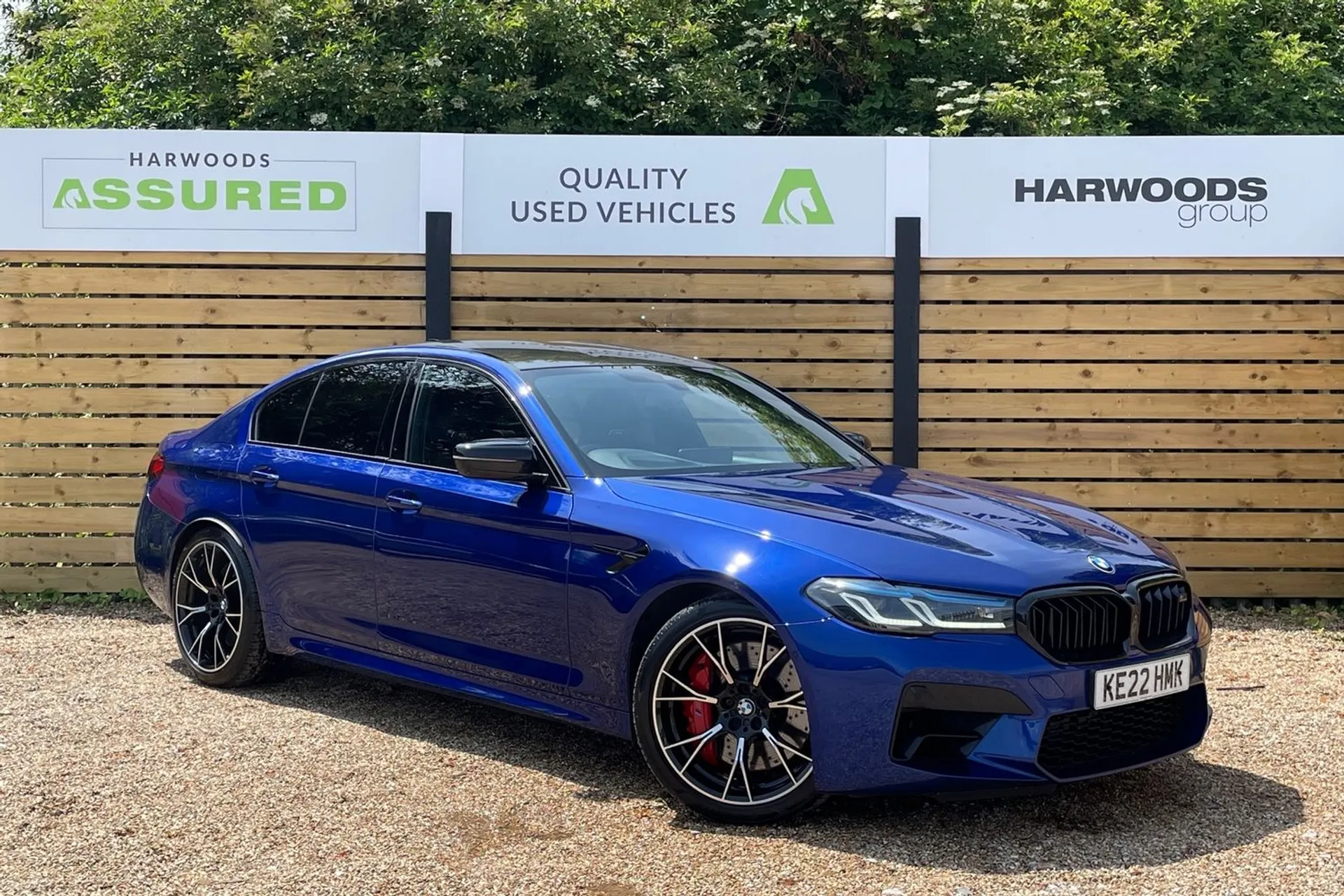 BMW M5 focused image