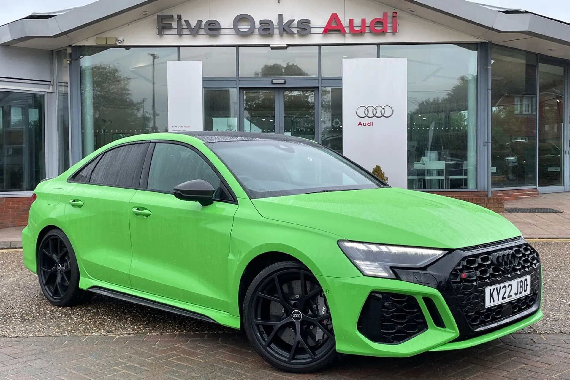 Audi RS3 focused image