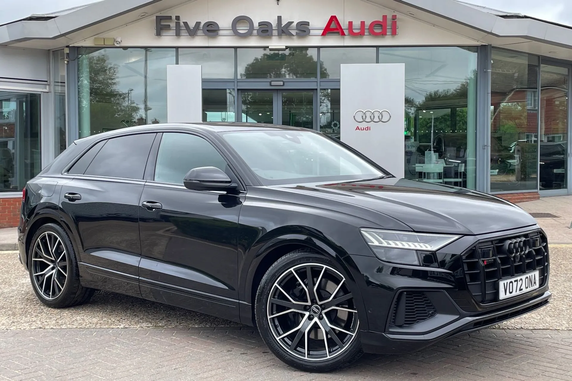Audi Q8 focused image
