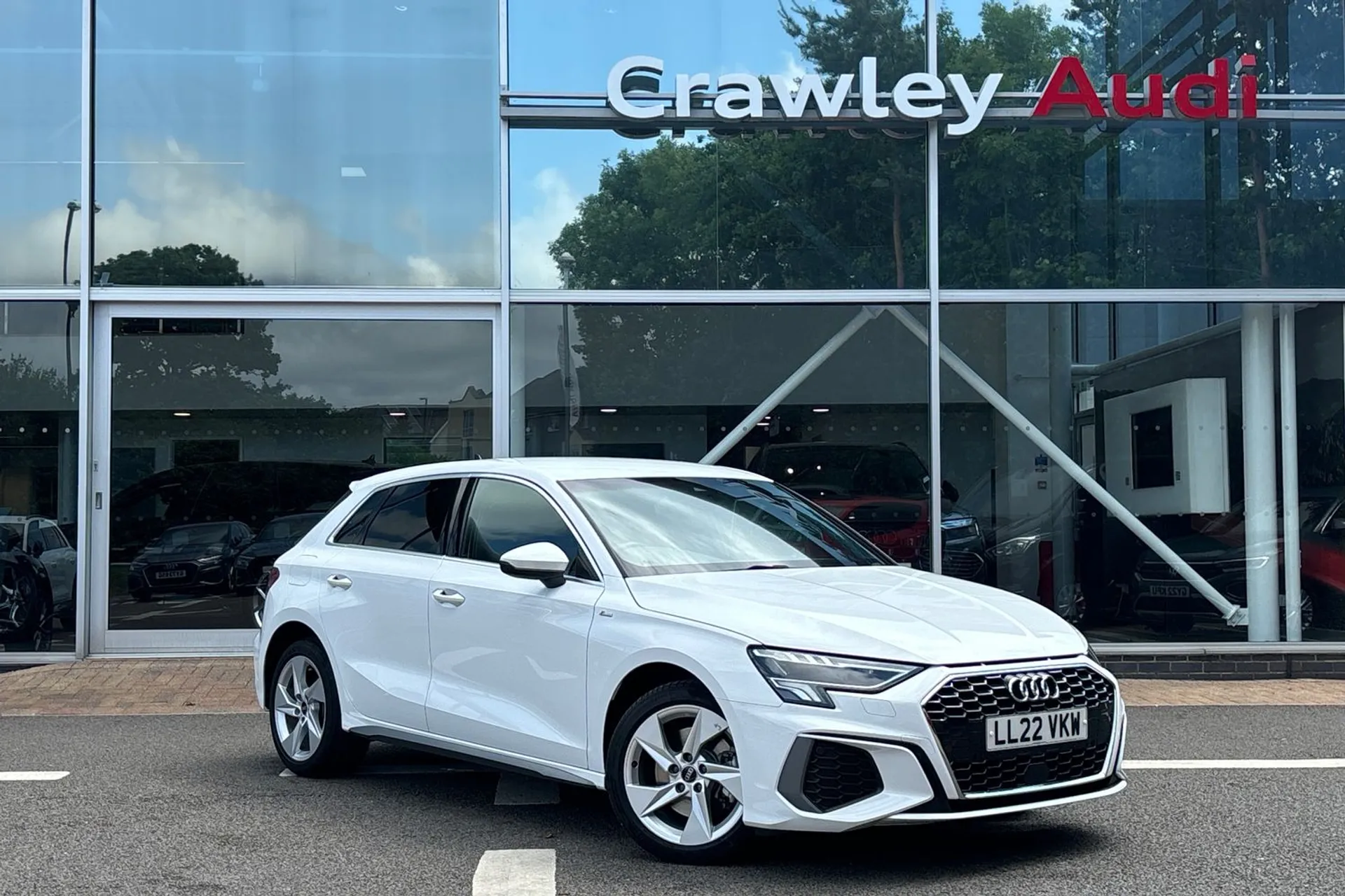 Audi A3 focused image