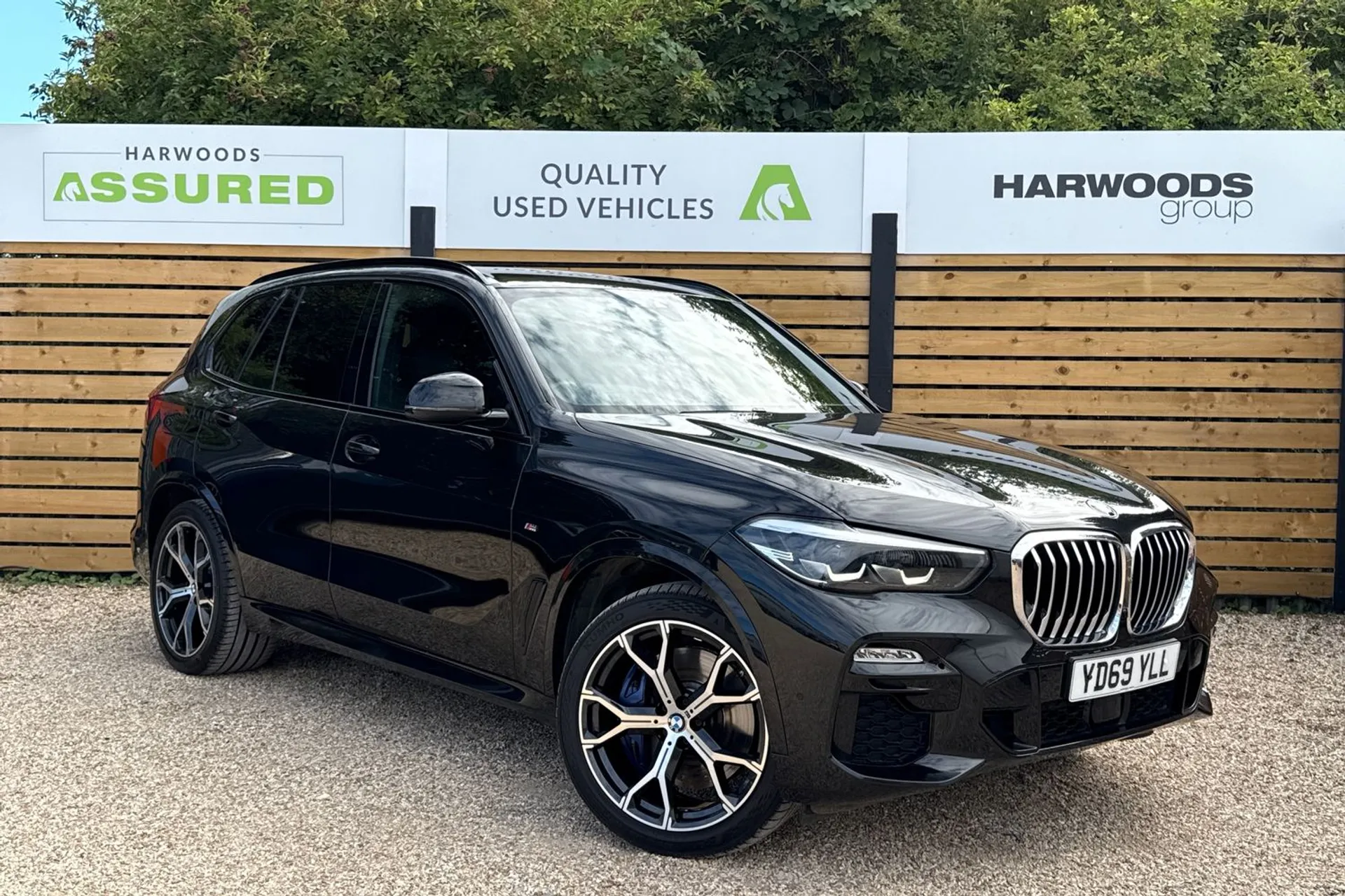 BMW X5 focused image