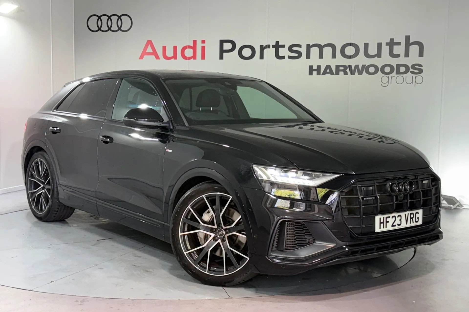 Audi Q8 focused image
