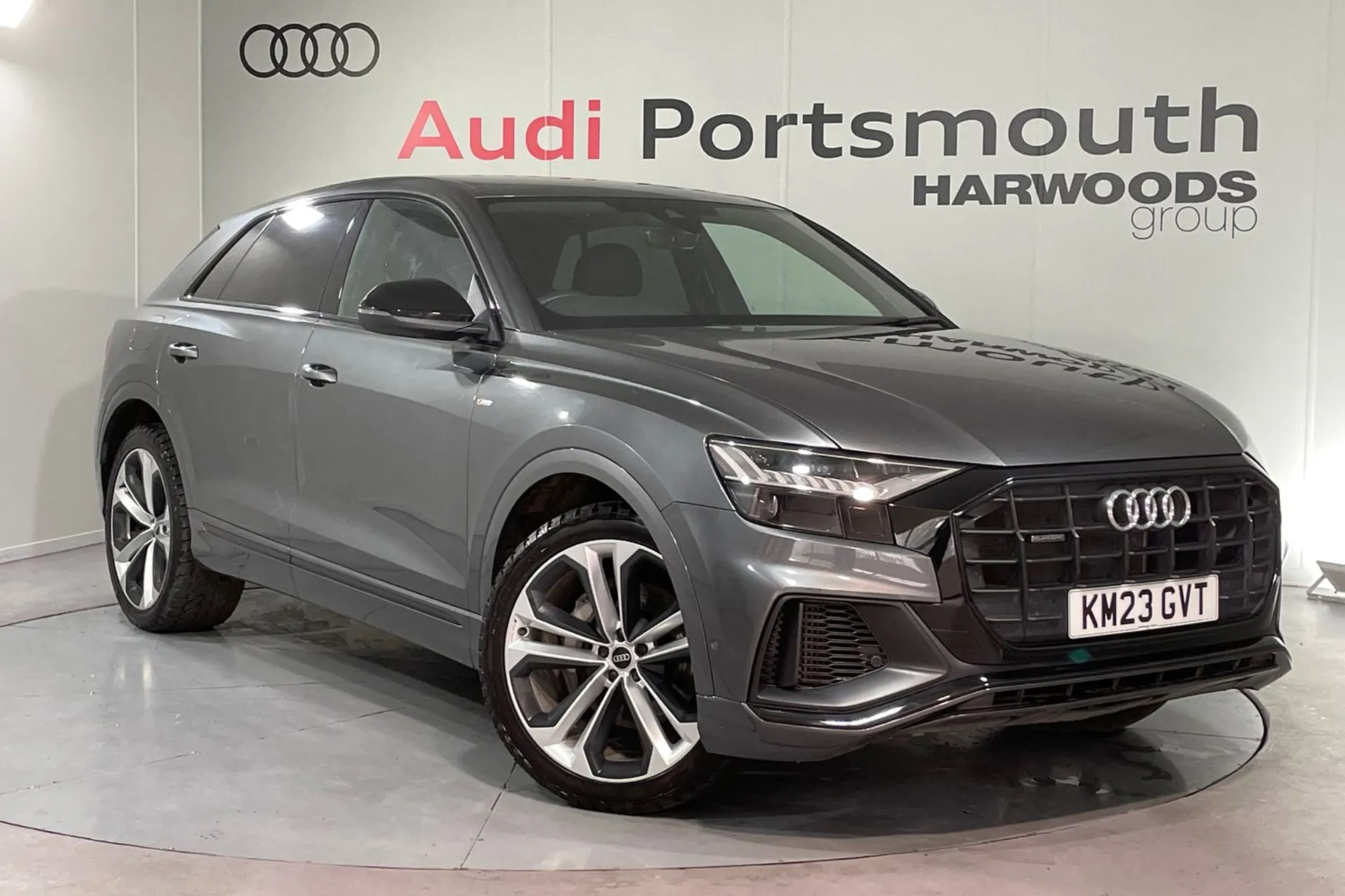 Audi Q8 focused image