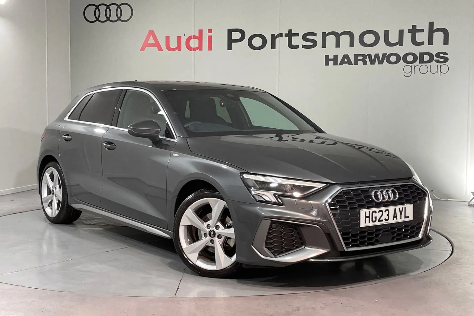 Audi A3 focused image