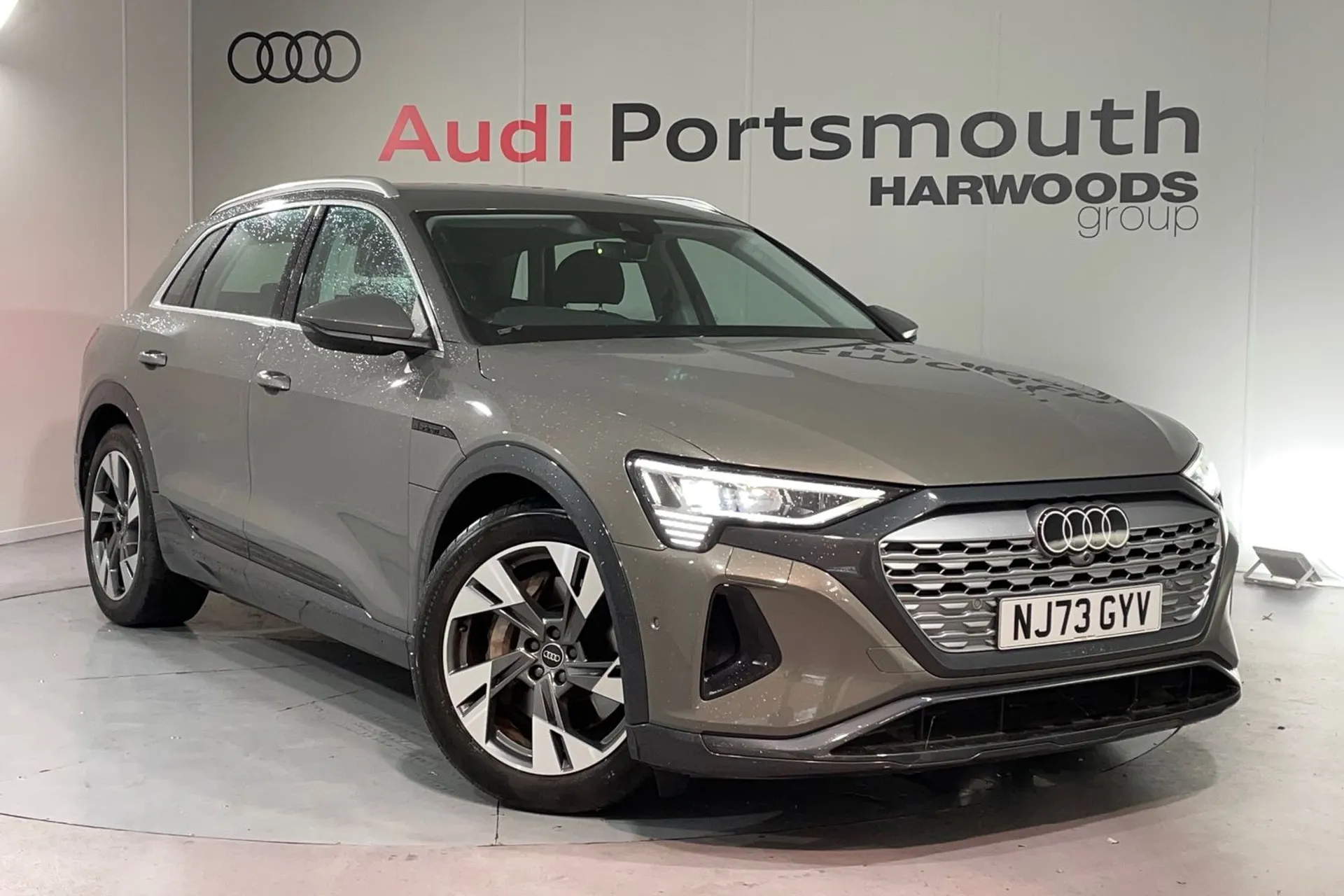 Audi Q8 focused image