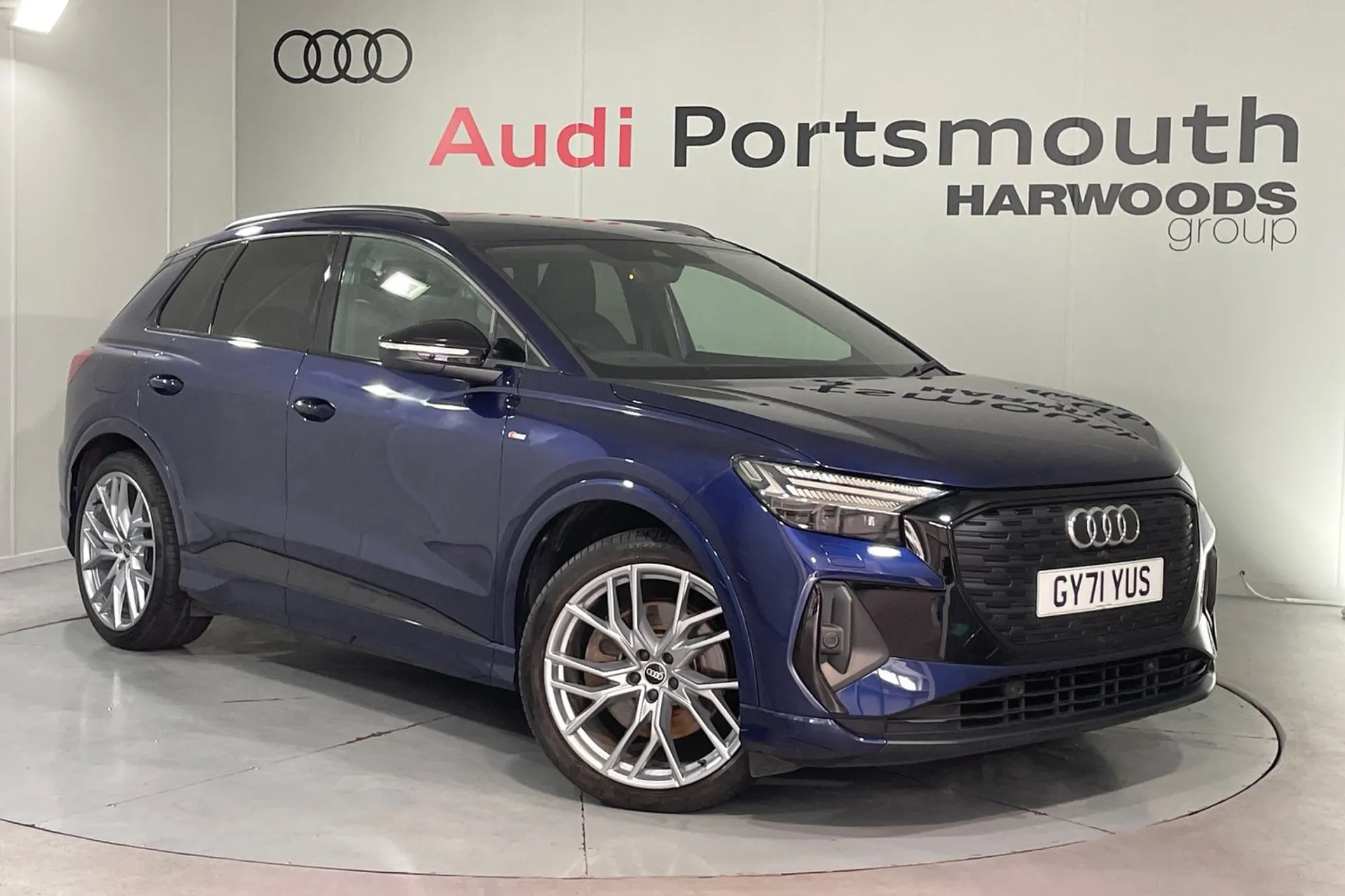 Audi Q4 focused image