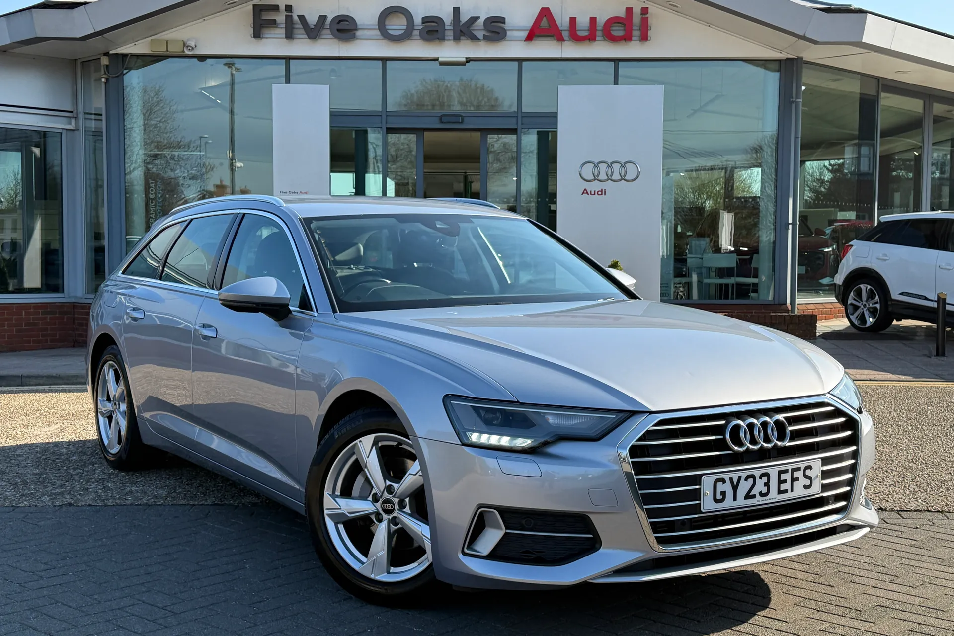 Audi A6 focused image