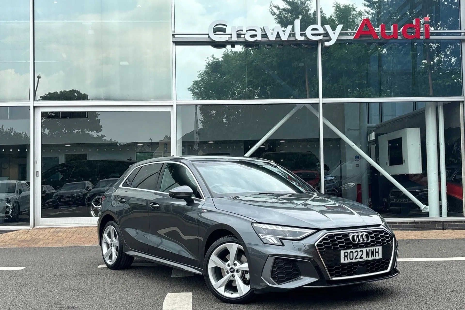 Audi A3 focused image