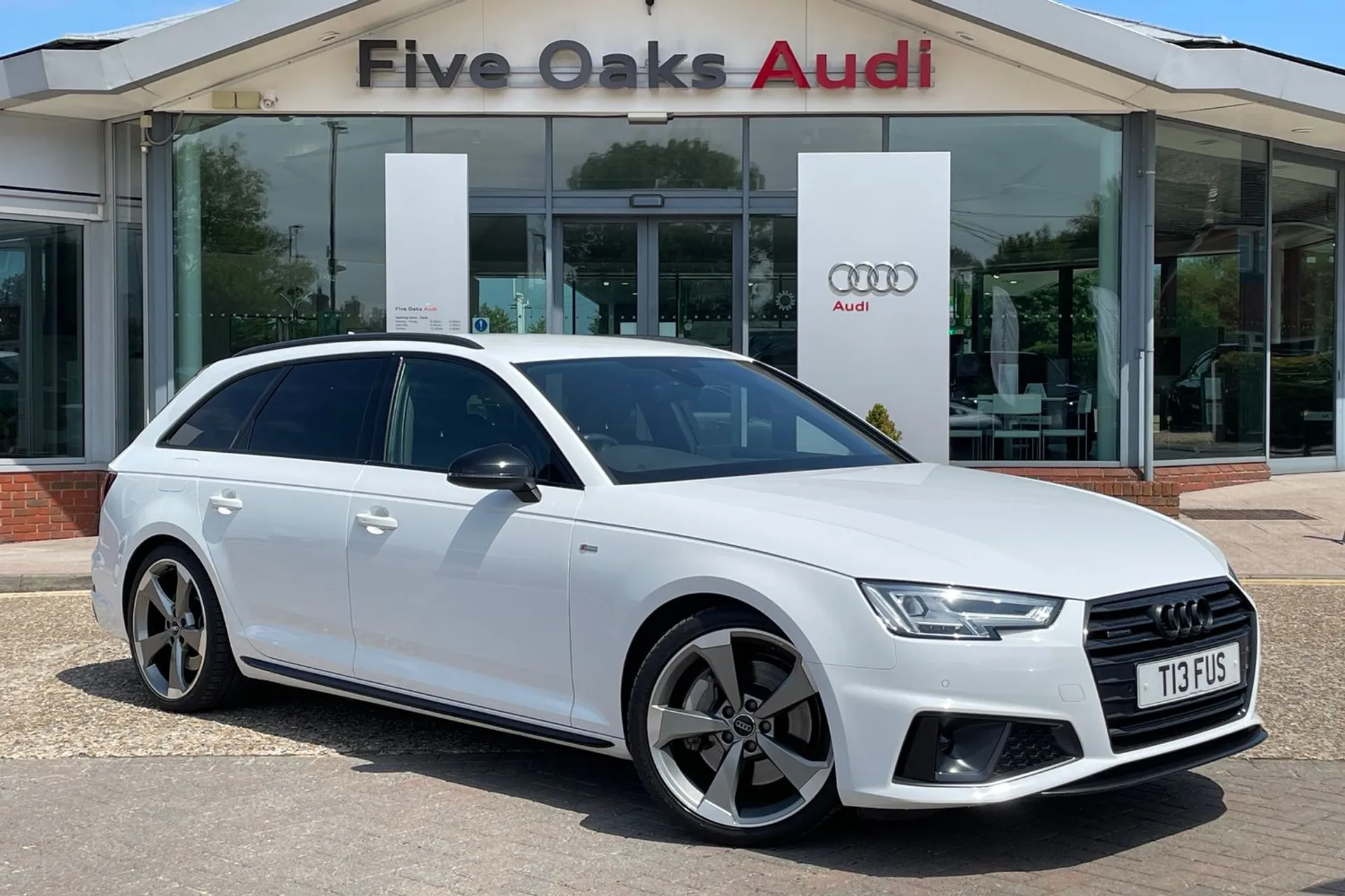 Audi A4 focused image