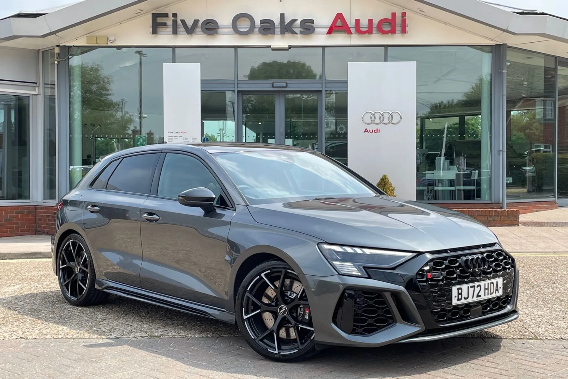 Audi RS3 focused image
