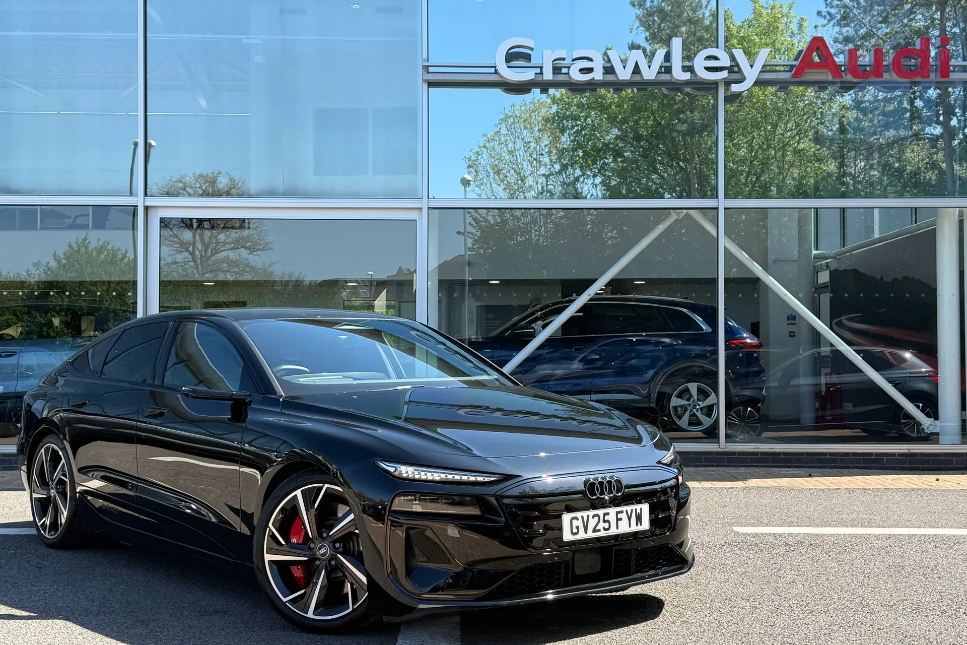 Audi A6 focused image