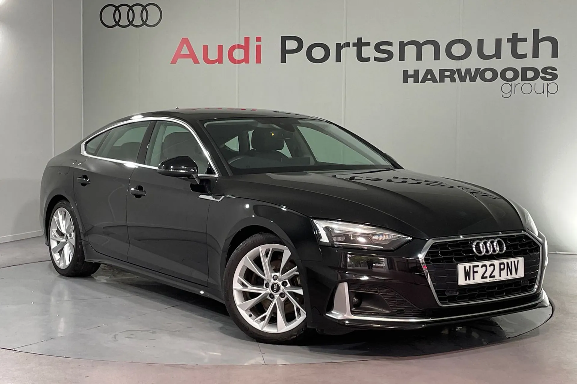 Audi A5 focused image