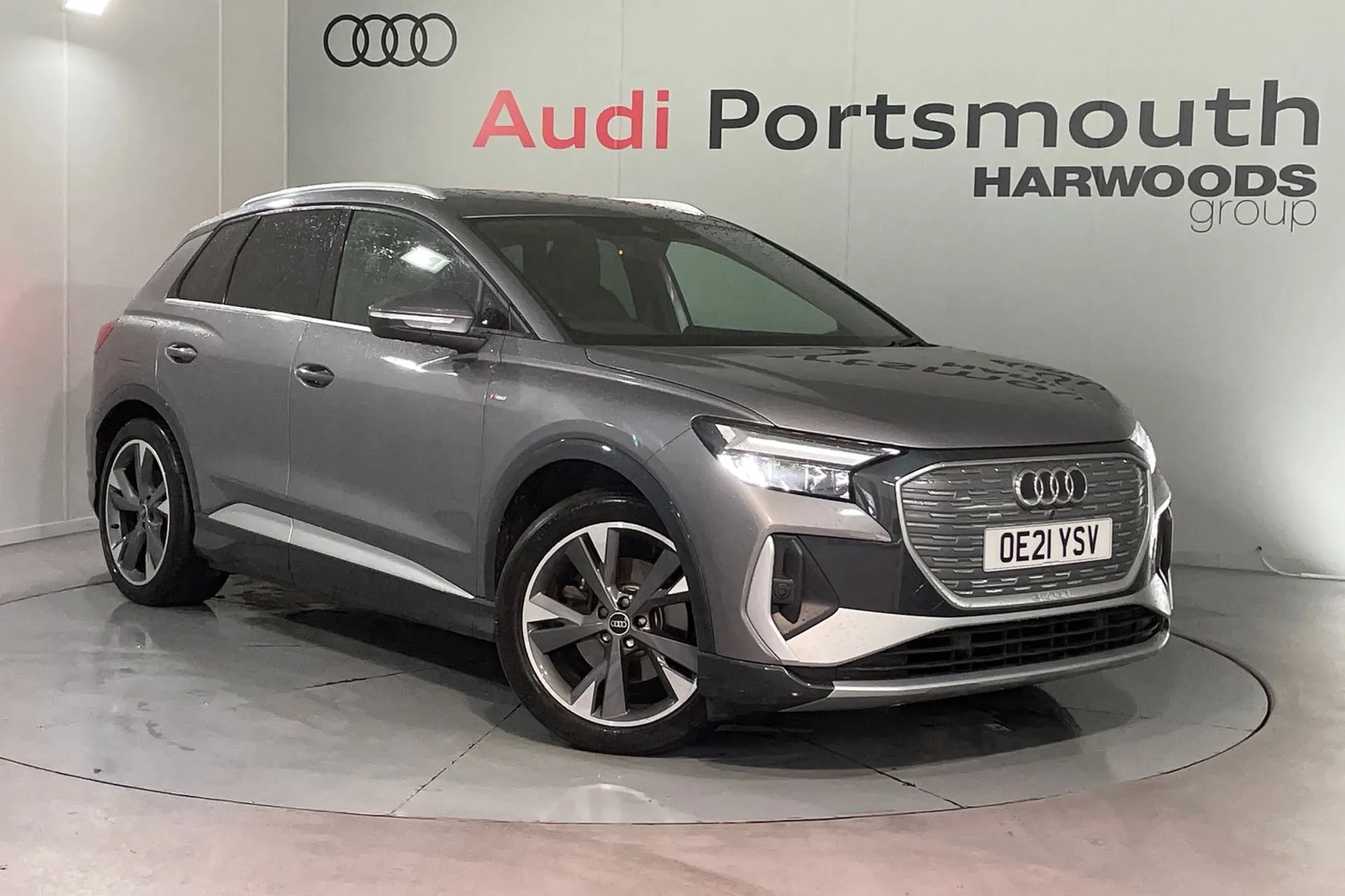 Audi Q4 focused image
