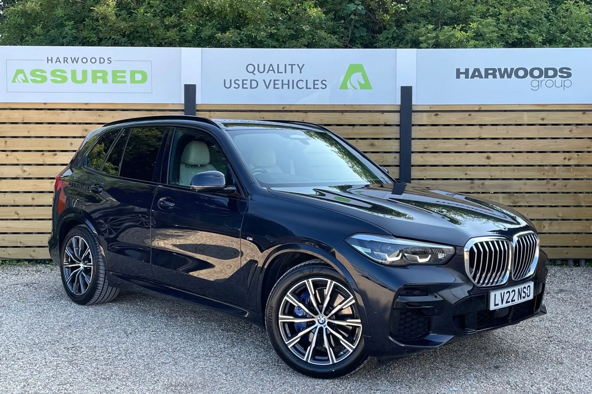 BMW X5 focused image