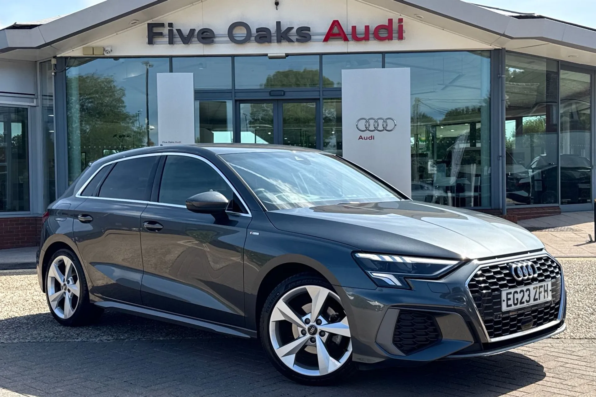 Audi A3 focused image