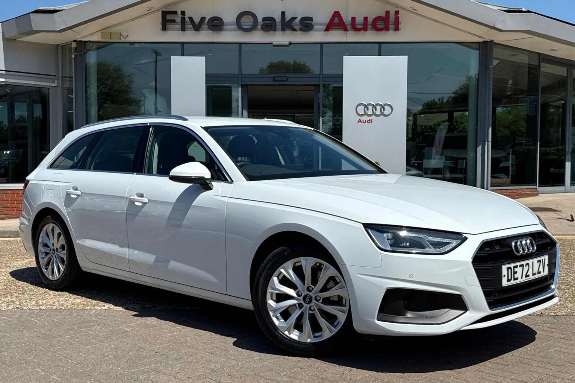 Audi A4 focused image