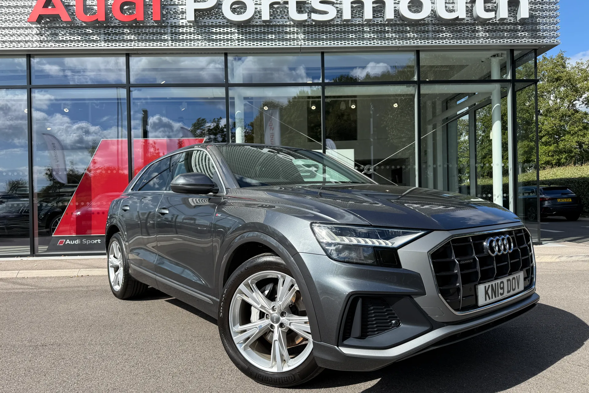 Audi Q8 focused image
