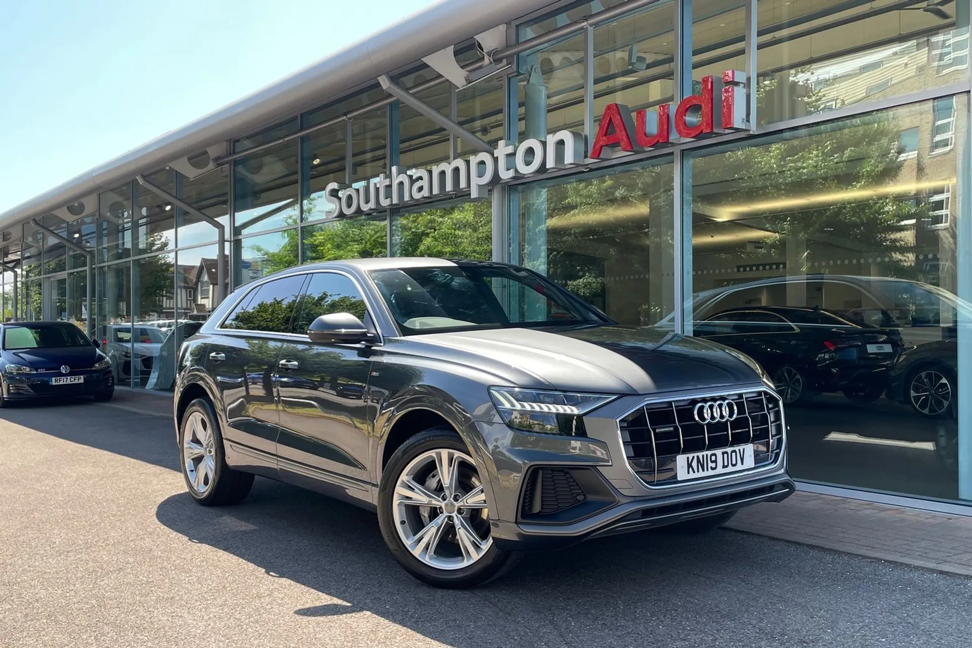 Audi Q8 focused image