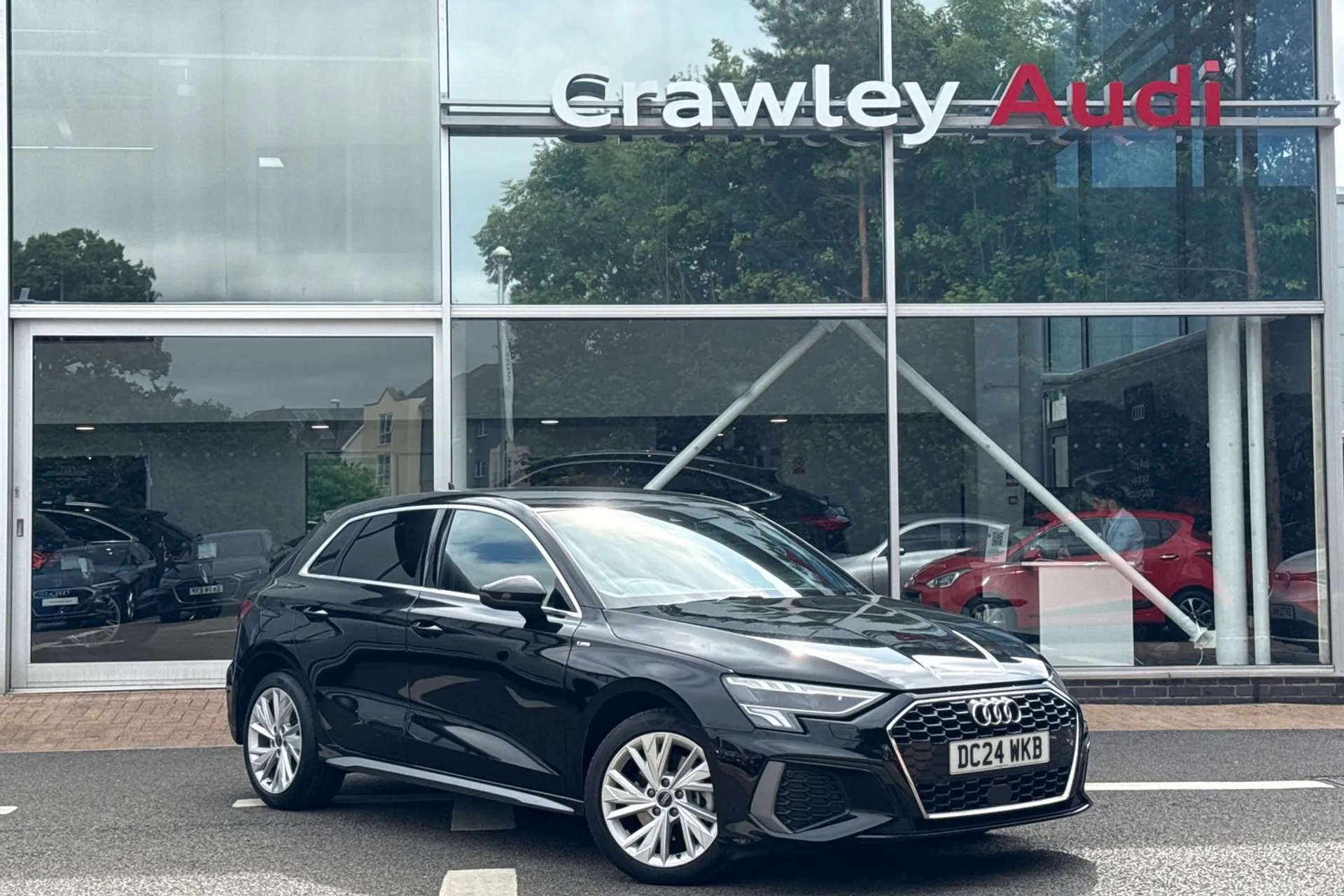 Audi A3 focused image
