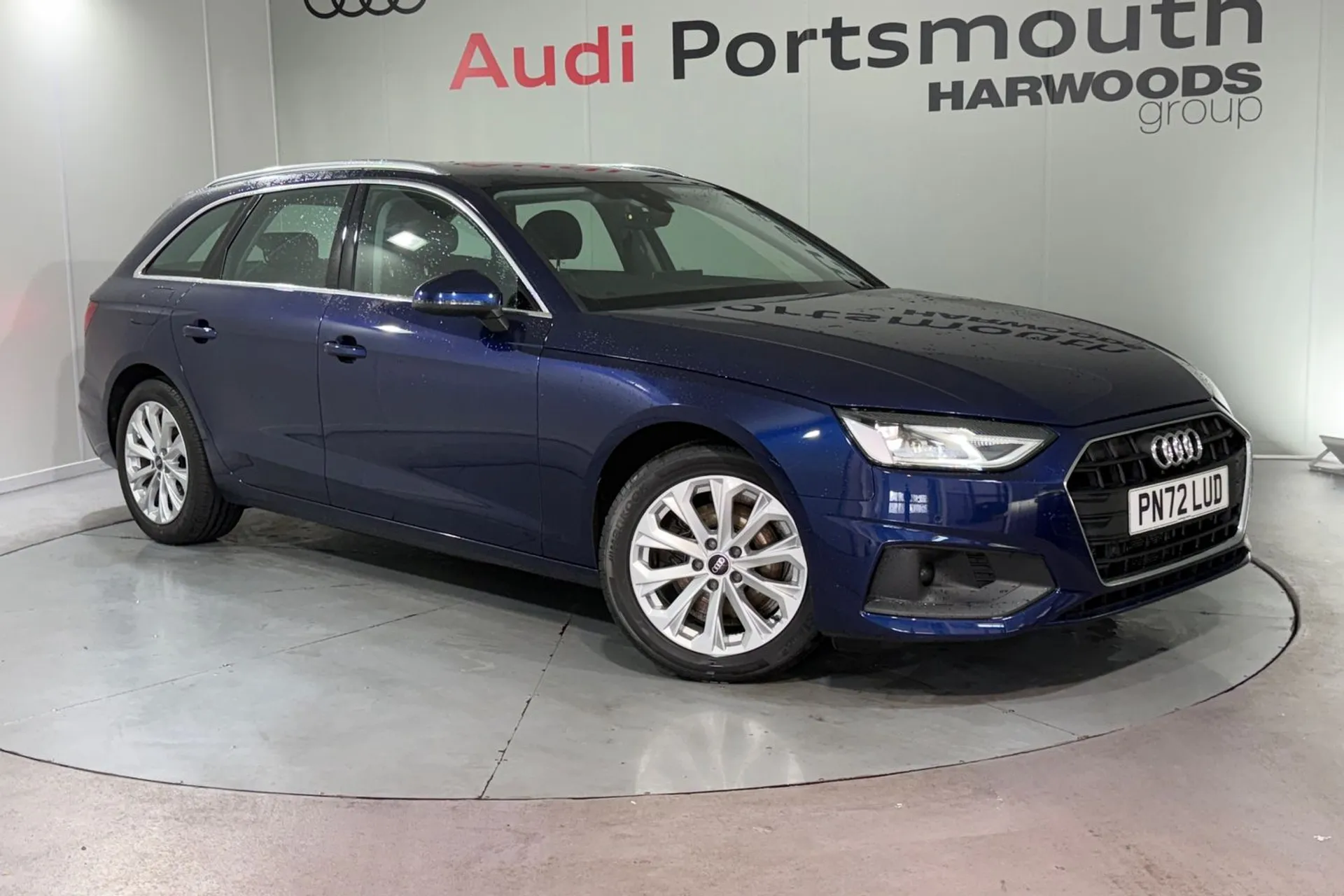 Audi A4 focused image