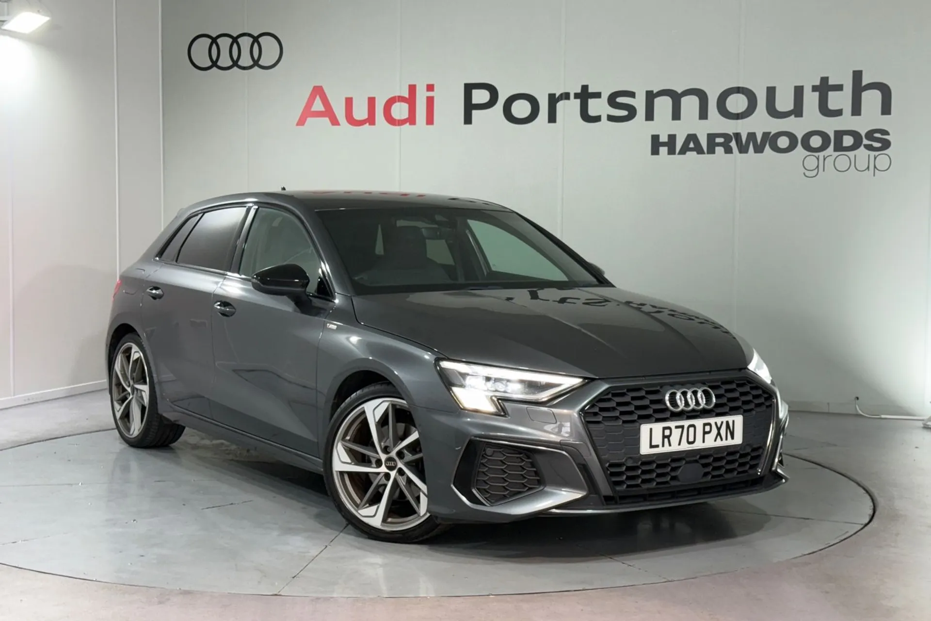 Audi A3 focused image