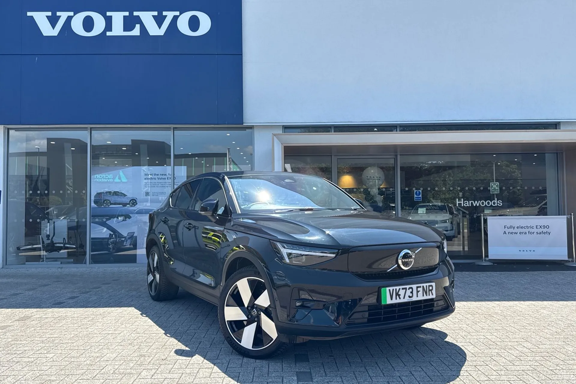 Volvo C40 focused image