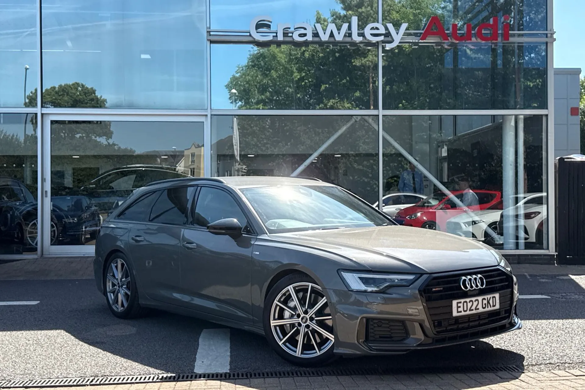 Audi A6 focused image