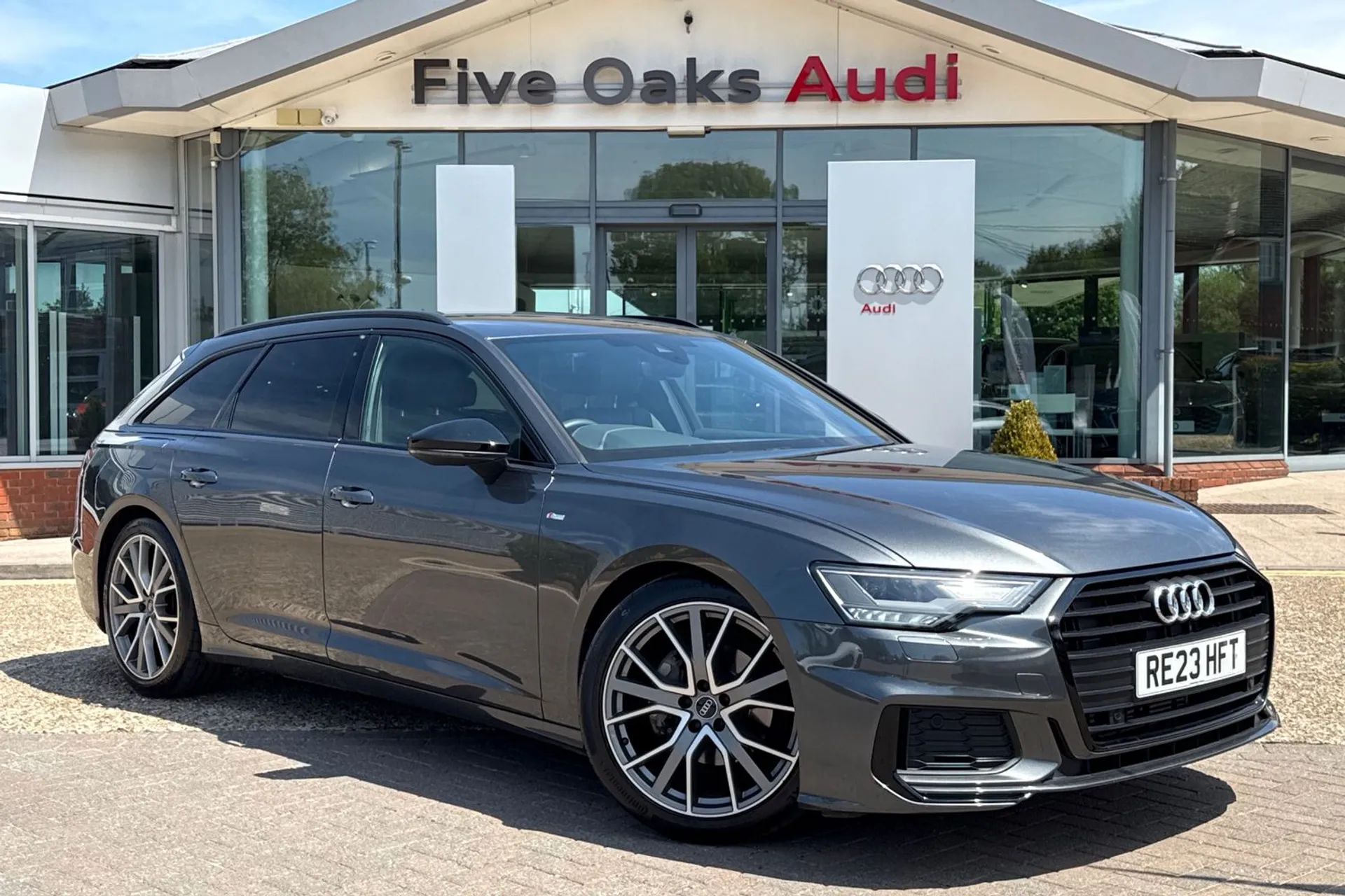 Audi A6 focused image