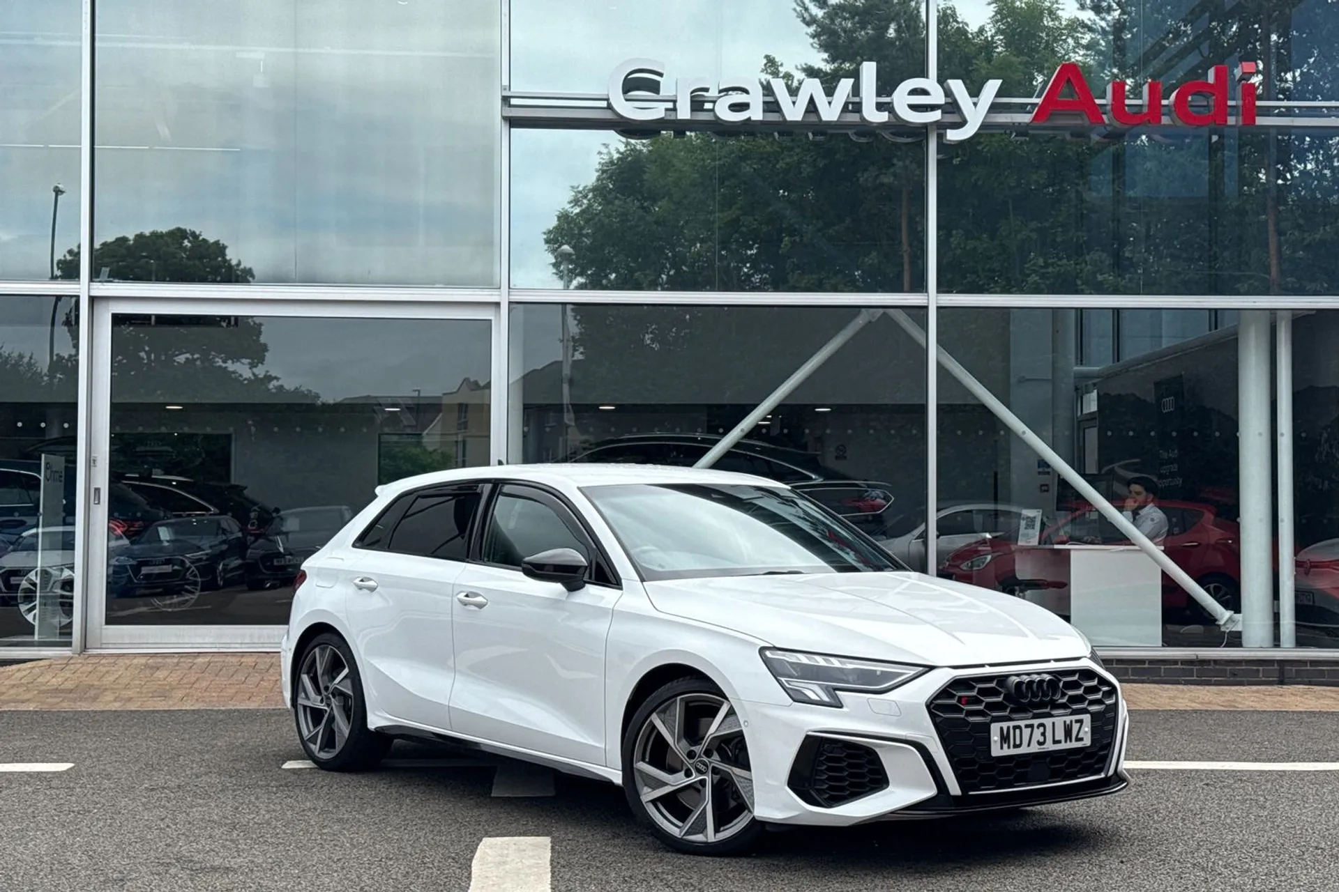 Audi A3 focused image
