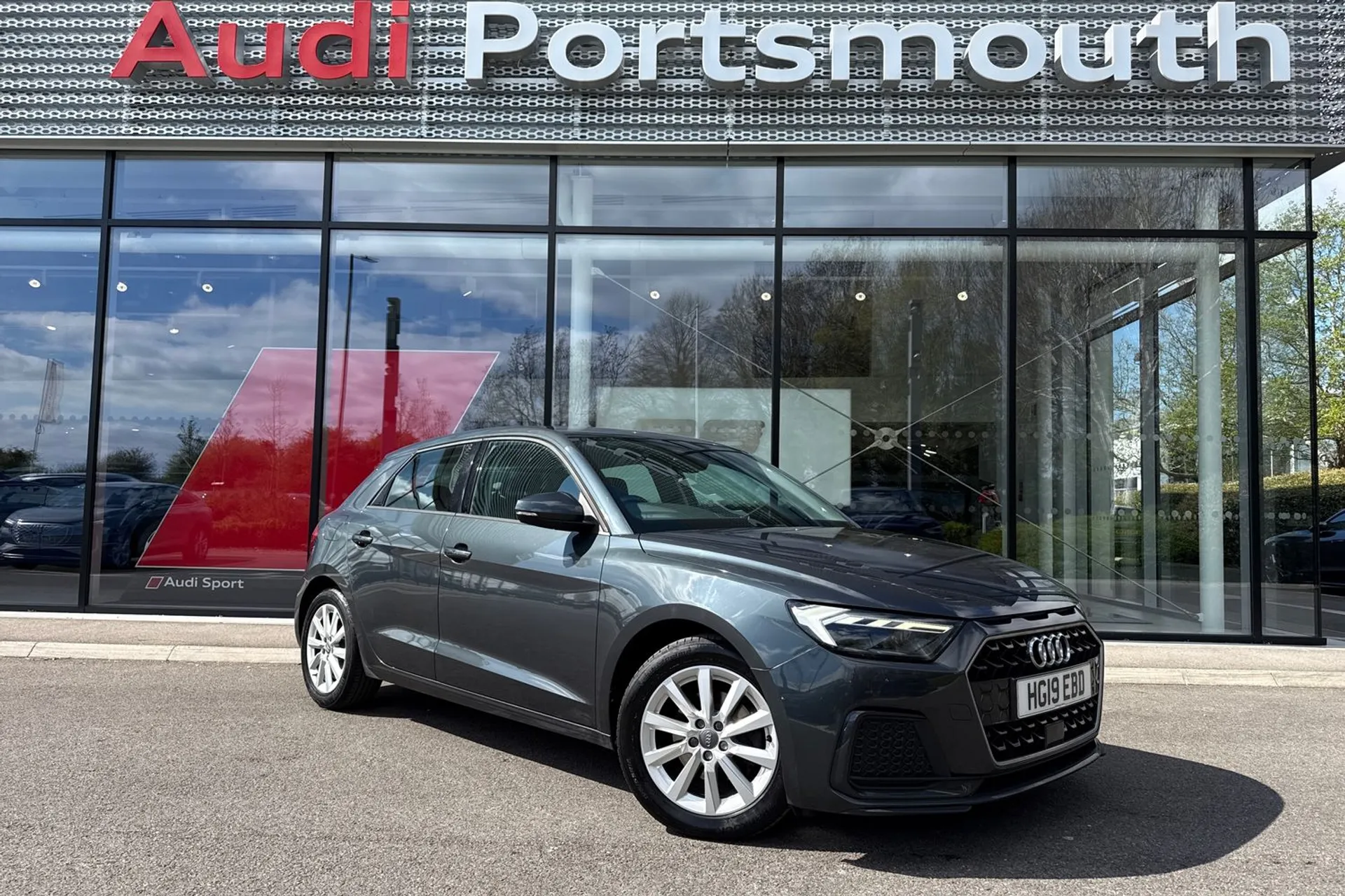 Audi A1 focused image