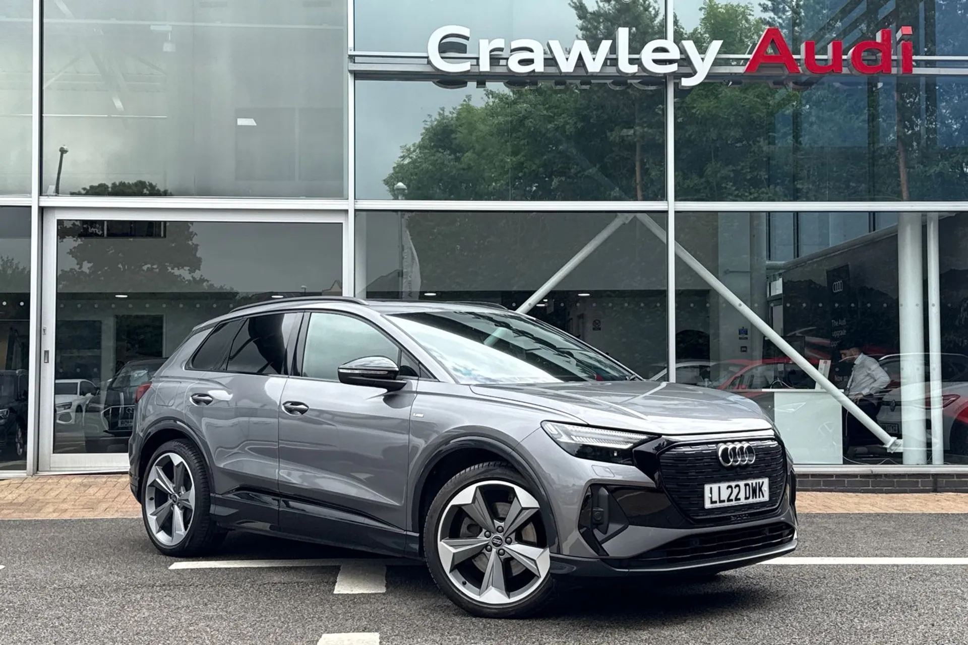 Audi Q4 focused image