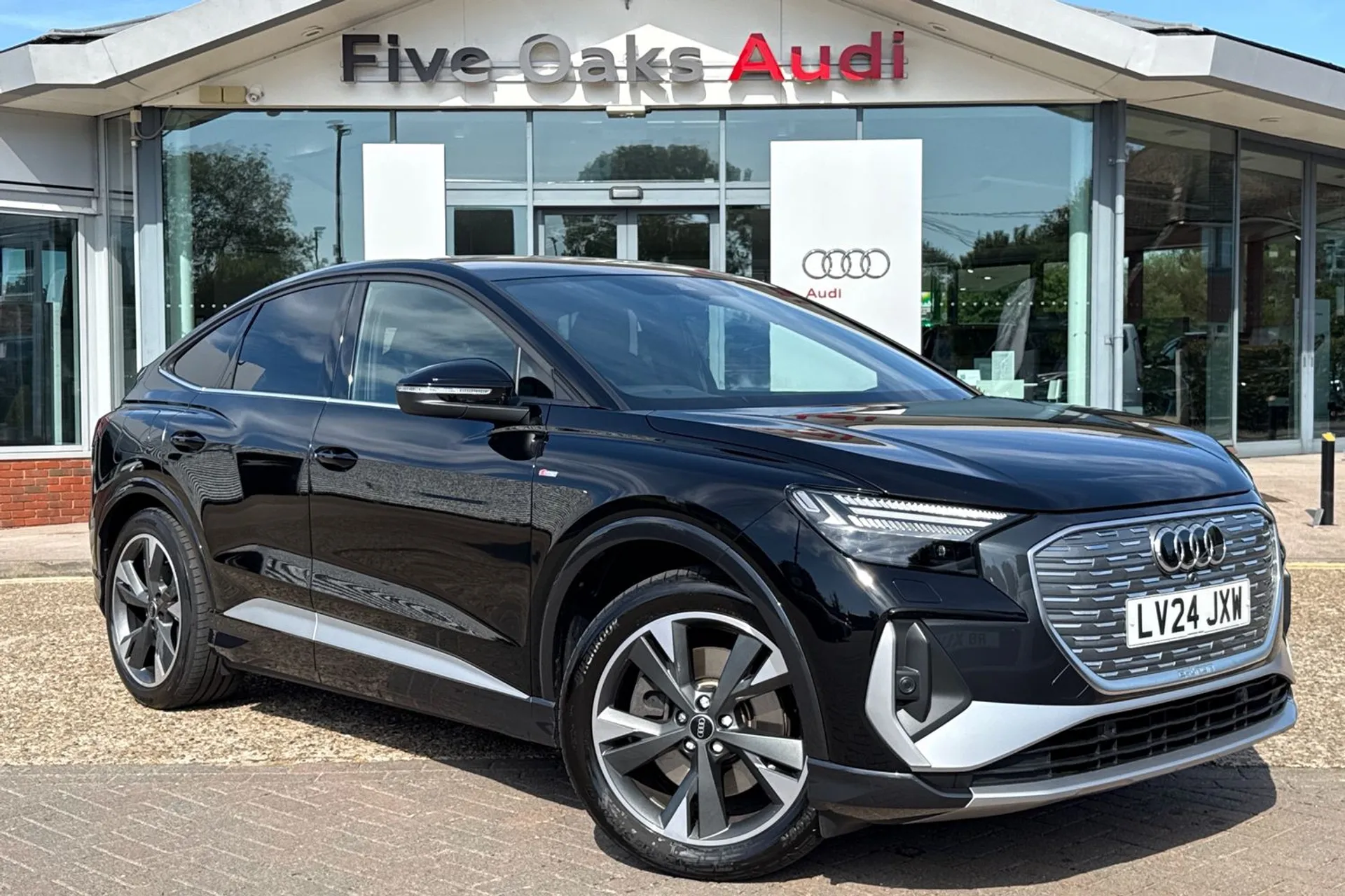 Audi Q4 focused image