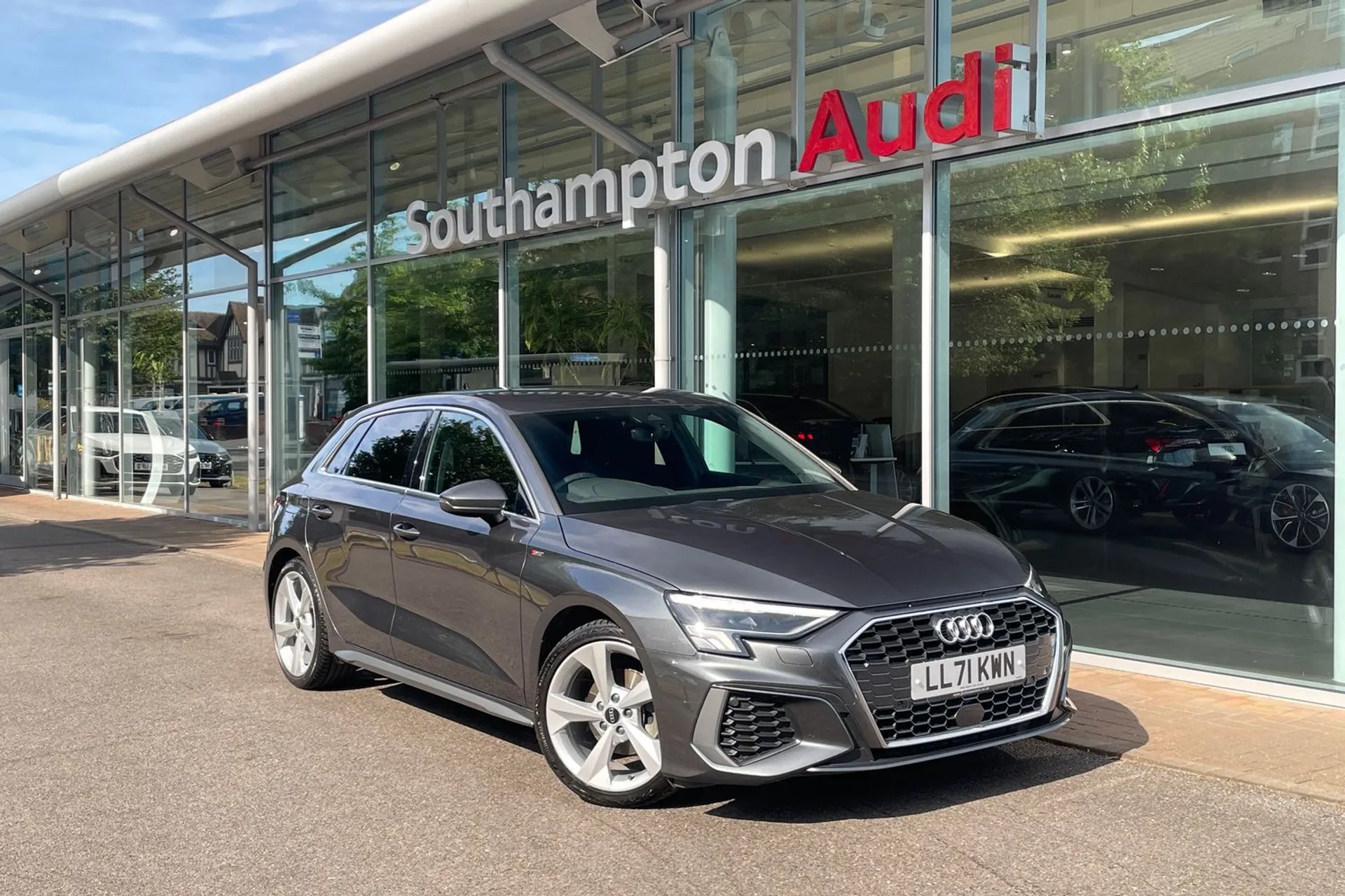 Audi A3 focused image