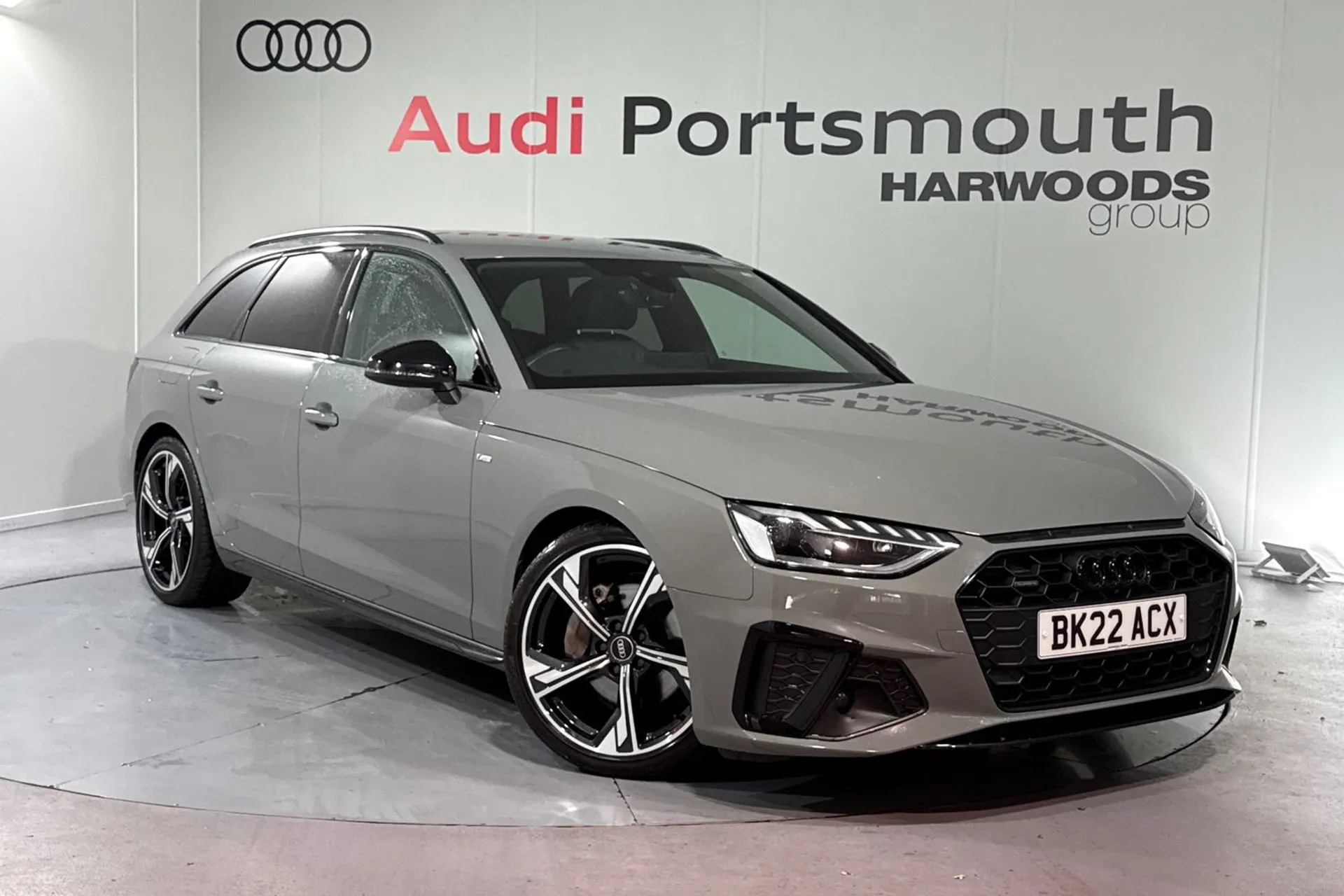 Audi A4 focused image