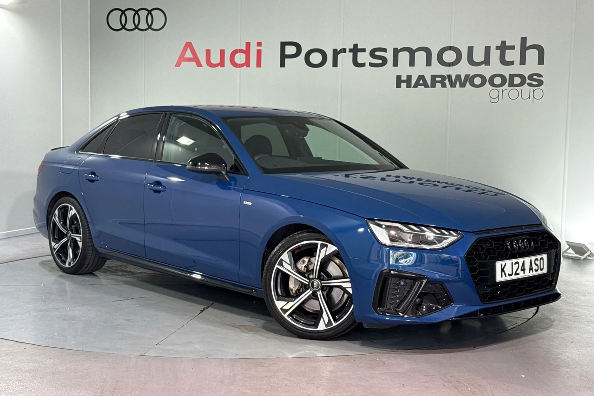 Audi A4 focused image