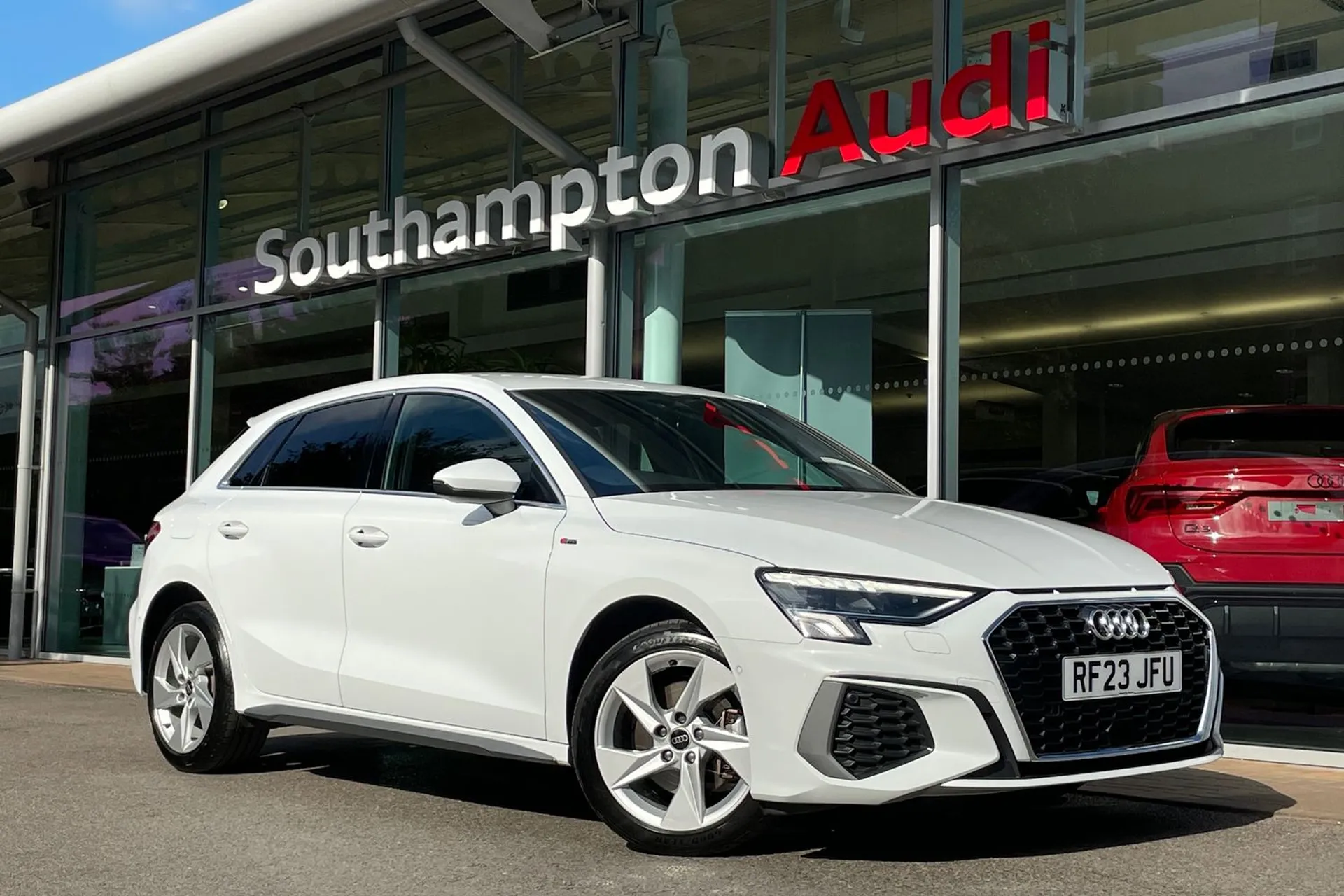 Audi A3 focused image